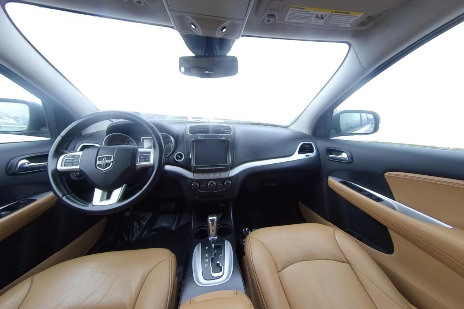 2014 White Dodge Journey SXT (3C4PDCBG2ET) with an 3.6L V6 DOHC 24V engine, 6-Speed Automatic transmission, located at 7755 State Street, Midvale, UT, 84047, (801) 753-9063, 40.610329, -111.890656 - Photo#16
