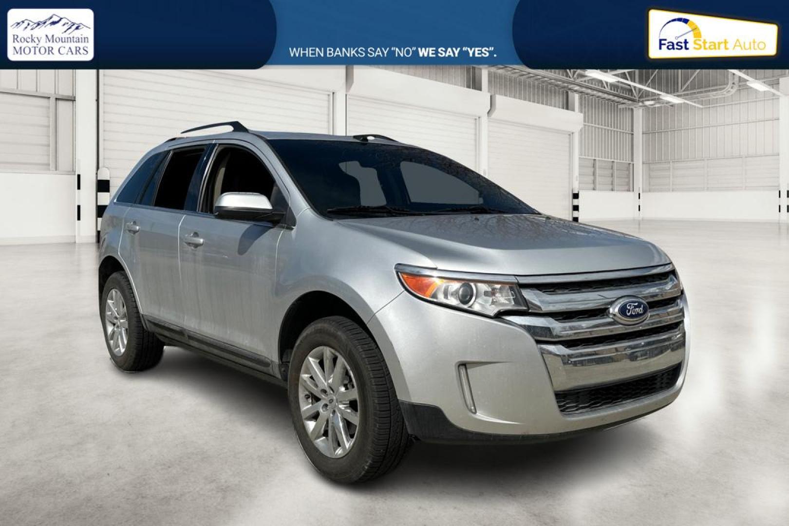 2014 Silver Ford Edge Limited AWD (2FMDK4KC2EB) with an 3.5L V6 DOHC 24V engine, 6-Speed Automatic transmission, located at 767 S State Road, Pleasant Grove, UT, 84062, (801) 785-1058, 40.354839, -111.736687 - Photo#0