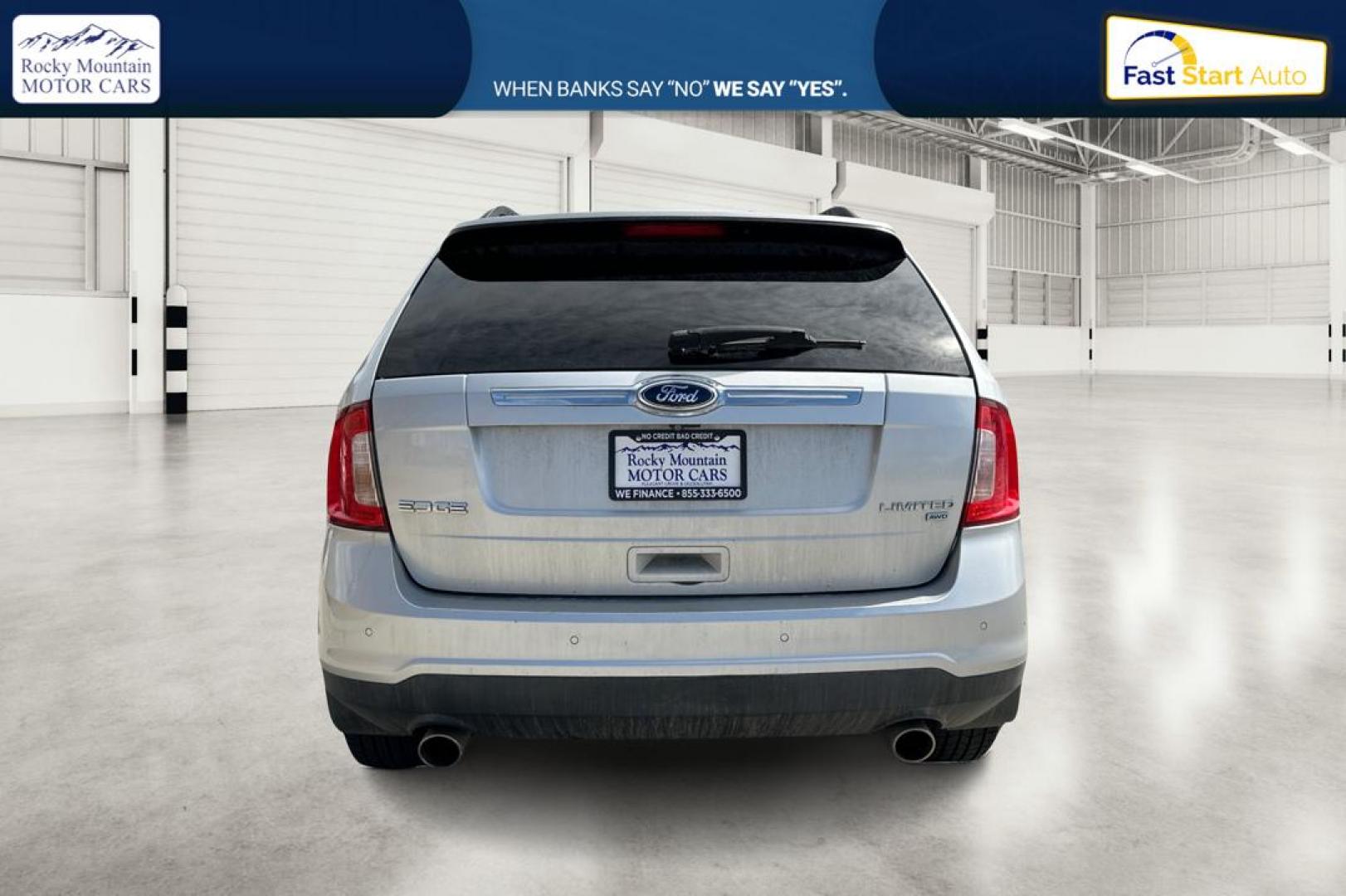 2014 Silver Ford Edge Limited AWD (2FMDK4KC2EB) with an 3.5L V6 DOHC 24V engine, 6-Speed Automatic transmission, located at 767 S State Road, Pleasant Grove, UT, 84062, (801) 785-1058, 40.354839, -111.736687 - Photo#4
