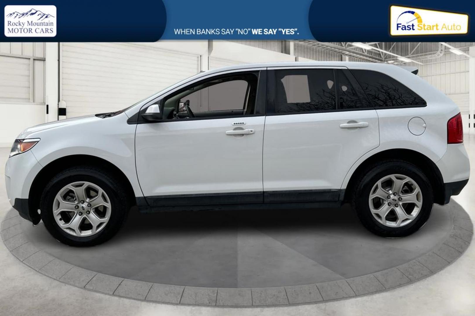 2014 White Ford Edge SEL FWD (2FMDK3JC9EB) with an 3.5L V6 DOHC 24V engine, 6-Speed Automatic transmission, located at 767 S State Road, Pleasant Grove, UT, 84062, (801) 785-1058, 40.354839, -111.736687 - Photo#5