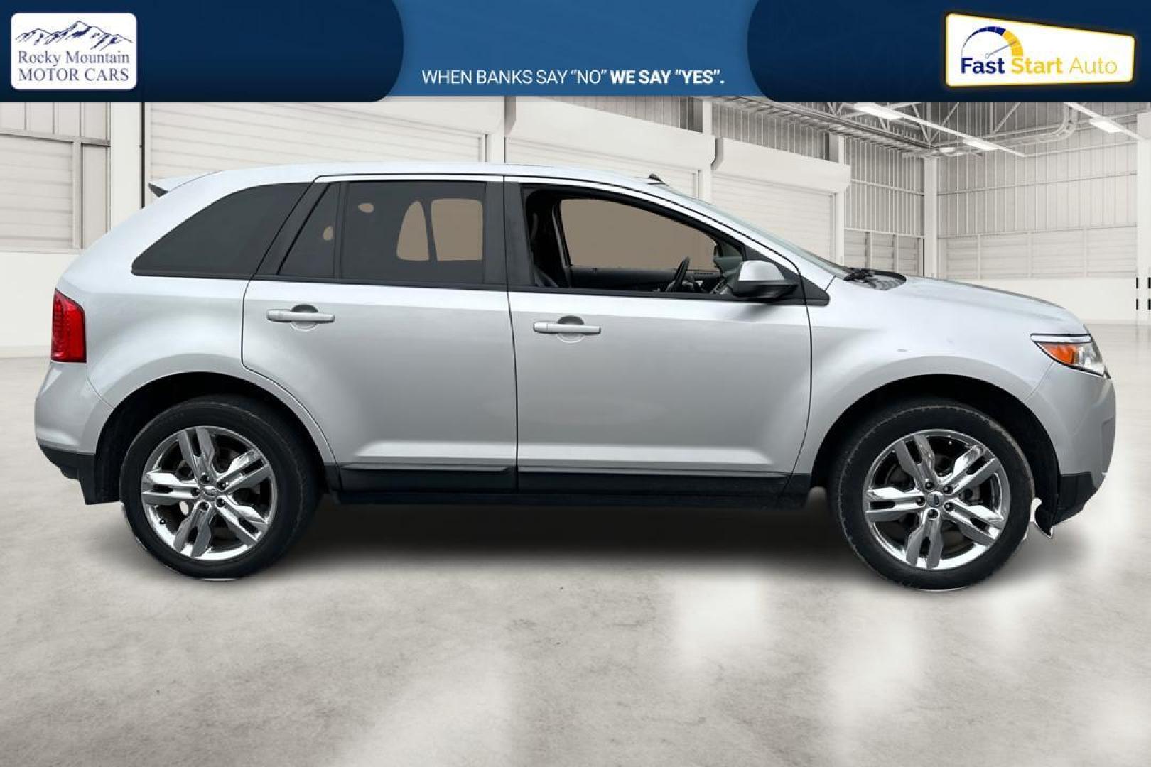 2014 Silver Ford Edge SEL FWD (2FMDK3JC3EB) with an 3.5L V6 DOHC 24V engine, 6-Speed Automatic transmission, located at 7755 State Street, Midvale, UT, 84047, (801) 753-9063, 40.610329, -111.890656 - Photo#1