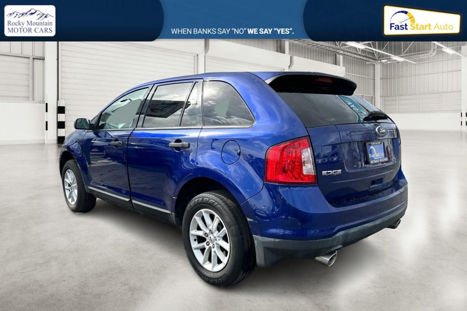 2014 Blue Ford Edge SE FWD (2FMDK3GC1EB) with an 3.5L V6 DOHC 24V engine, 6-Speed Automatic transmission, located at 7755 State Street, Midvale, UT, 84047, (801) 753-9063, 40.610329, -111.890656 - Photo#5