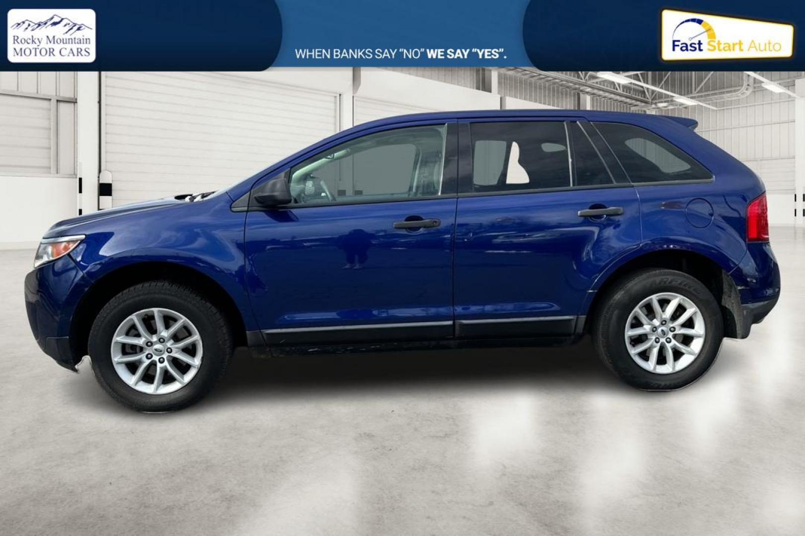 2014 Blue Ford Edge SE FWD (2FMDK3GC1EB) with an 3.5L V6 DOHC 24V engine, 6-Speed Automatic transmission, located at 7755 State Street, Midvale, UT, 84047, (801) 753-9063, 40.610329, -111.890656 - Photo#6