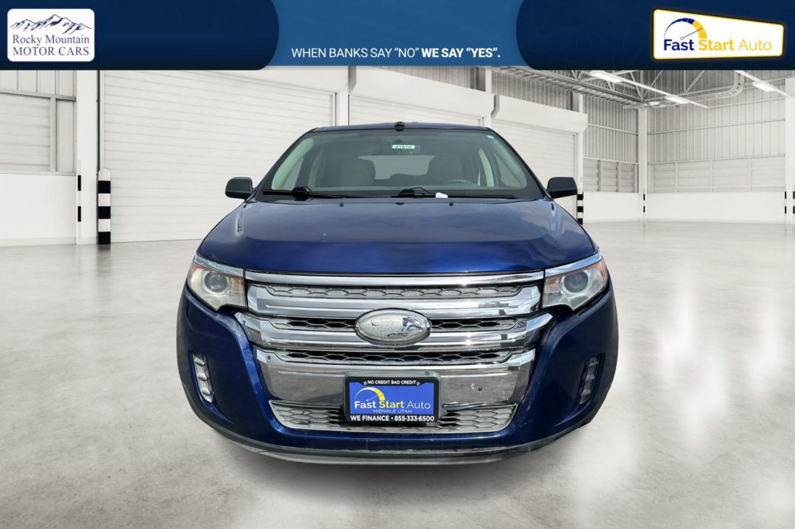 2014 Blue Ford Edge SE FWD (2FMDK3GC1EB) with an 3.5L V6 DOHC 24V engine, 6-Speed Automatic transmission, located at 7755 State Street, Midvale, UT, 84047, (801) 753-9063, 40.610329, -111.890656 - Photo#9
