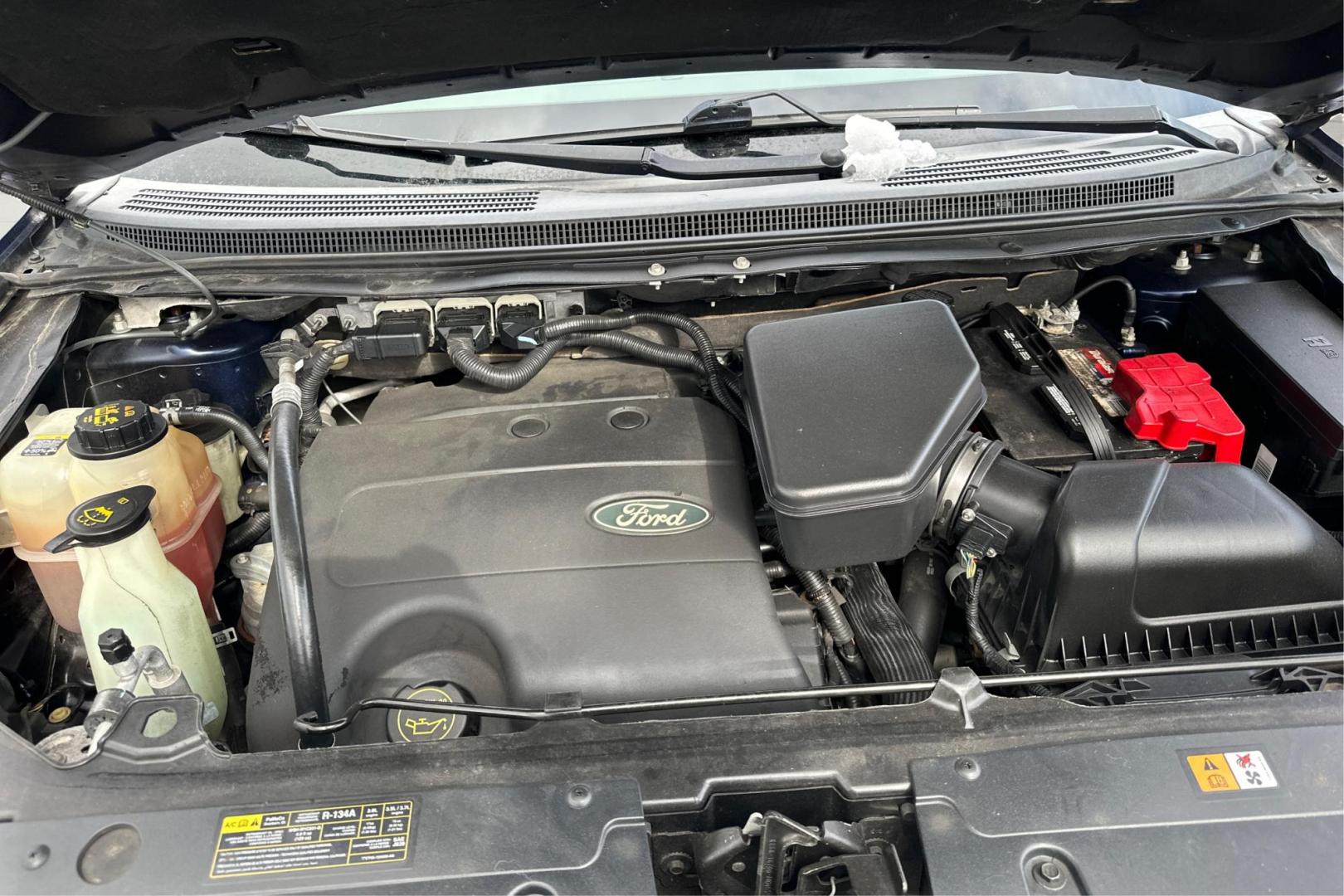 2014 Blue Ford Edge SE FWD (2FMDK3GC1EB) with an 3.5L V6 DOHC 24V engine, 6-Speed Automatic transmission, located at 7755 State Street, Midvale, UT, 84047, (801) 753-9063, 40.610329, -111.890656 - Photo#10