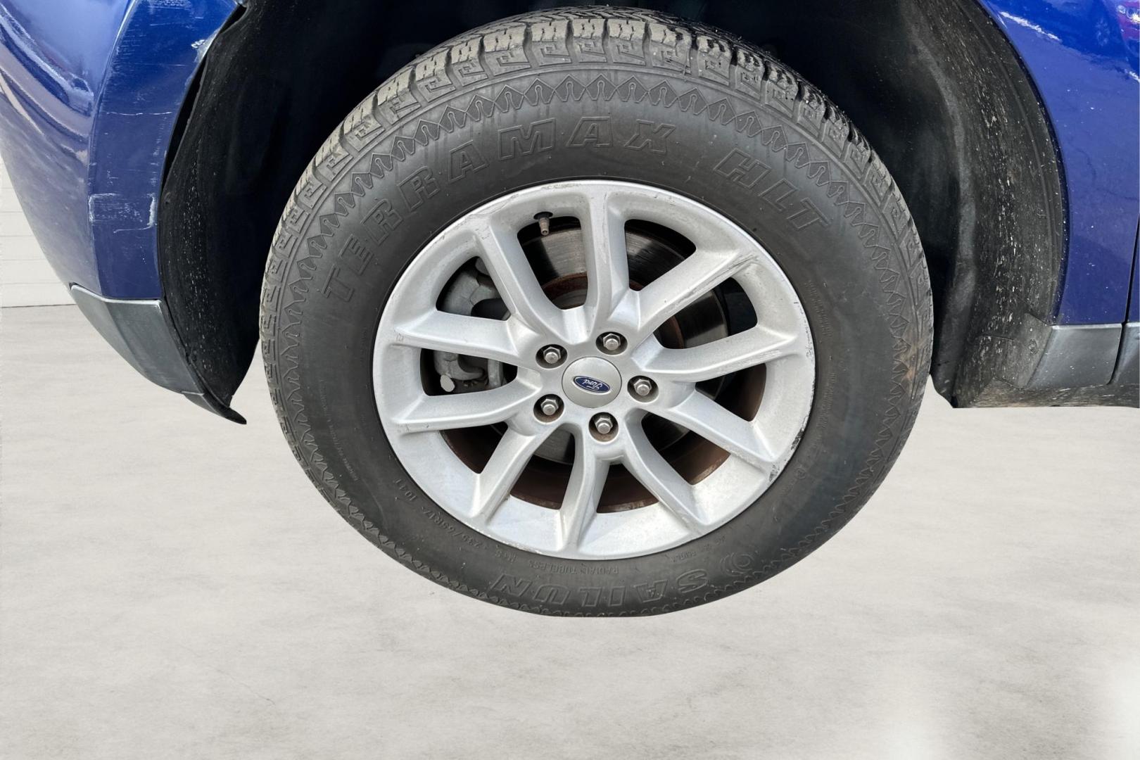 2014 Blue Ford Edge SE FWD (2FMDK3GC1EB) with an 3.5L V6 DOHC 24V engine, 6-Speed Automatic transmission, located at 7755 State Street, Midvale, UT, 84047, (801) 753-9063, 40.610329, -111.890656 - Photo#12