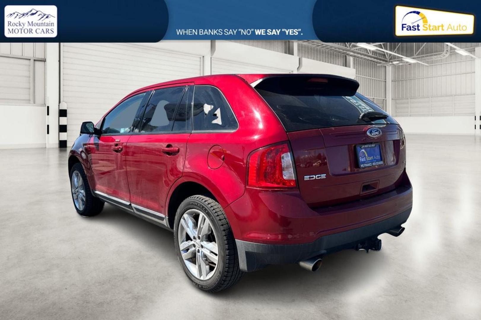 2014 Red Ford Edge SEL FWD (2FMDK3JC3EB) with an 3.5L V6 DOHC 24V engine, 6-Speed Automatic transmission, located at 7755 State Street, Midvale, UT, 84047, (801) 753-9063, 40.610329, -111.890656 - Photo#5