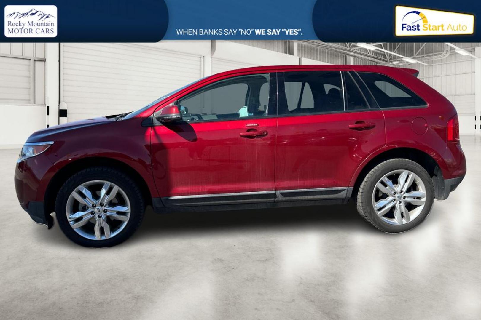 2014 Red Ford Edge SEL FWD (2FMDK3JC3EB) with an 3.5L V6 DOHC 24V engine, 6-Speed Automatic transmission, located at 7755 State Street, Midvale, UT, 84047, (801) 753-9063, 40.610329, -111.890656 - Photo#6