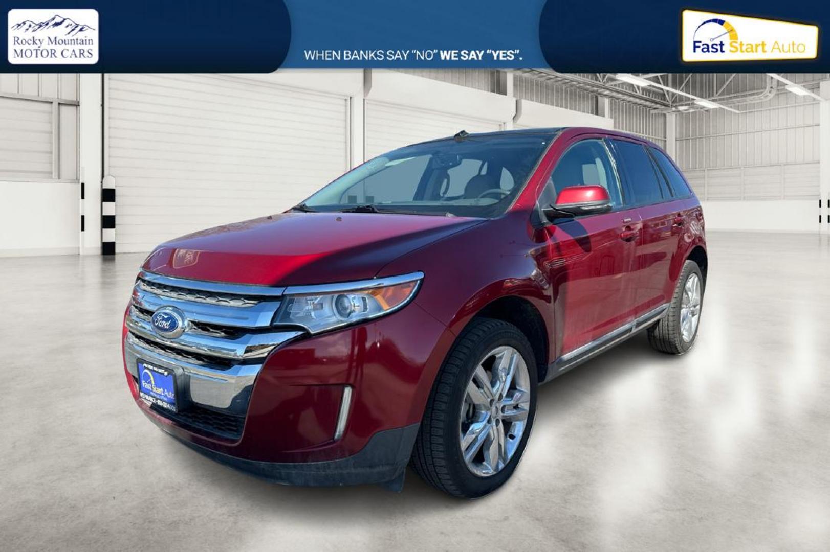 2014 Red Ford Edge SEL FWD (2FMDK3JC3EB) with an 3.5L V6 DOHC 24V engine, 6-Speed Automatic transmission, located at 7755 State Street, Midvale, UT, 84047, (801) 753-9063, 40.610329, -111.890656 - Photo#8