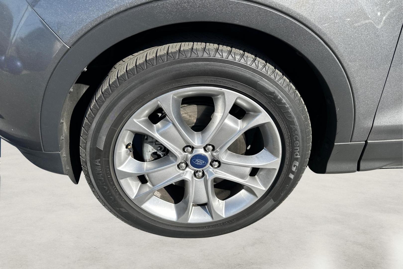 2014 Gray Ford Escape Titanium FWD (1FMCU0J97EU) with an 2.0L L4 DOHC 16V engine, 6-Speed Automatic transmission, located at 7755 State Street, Midvale, UT, 84047, (801) 753-9063, 40.610329, -111.890656 - Photo#12