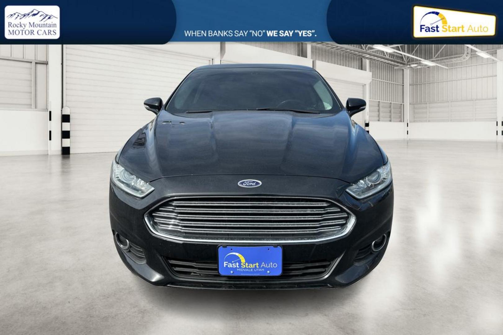 2014 Black Ford Fusion SE (3FA6P0H94ER) with an 2.0L L4 DOHC 16V engine, Automatic, 6-Spd transmission, located at 767 S State Road, Pleasant Grove, UT, 84062, (801) 785-1058, 40.354839, -111.736687 - Photo#9