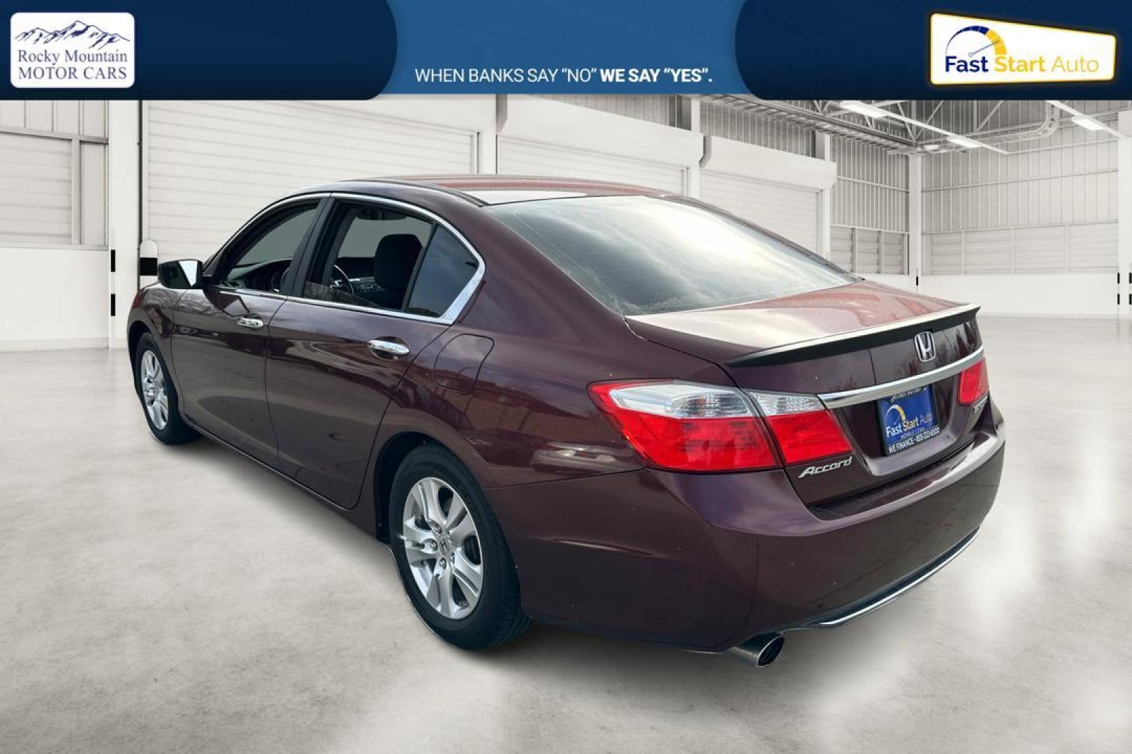 2014 Red Honda Accord Sport Sedan CVT (1HGCR2F5XEA) with an 2.4L L4 DOHC 16V engine, Continuously Variable Transmission transmission, located at 7755 State Street, Midvale, UT, 84047, (801) 753-9063, 40.610329, -111.890656 - Photo#5