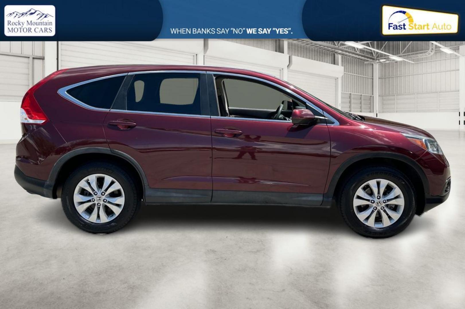2014 Red Honda CR-V EX 2WD 5-Speed AT (5J6RM3H50EL) with an 2.4L L4 DOHC 16V engine, 5-Speed Automatic transmission, located at 767 S State Road, Pleasant Grove, UT, 84062, (801) 785-1058, 40.354839, -111.736687 - Photo#1