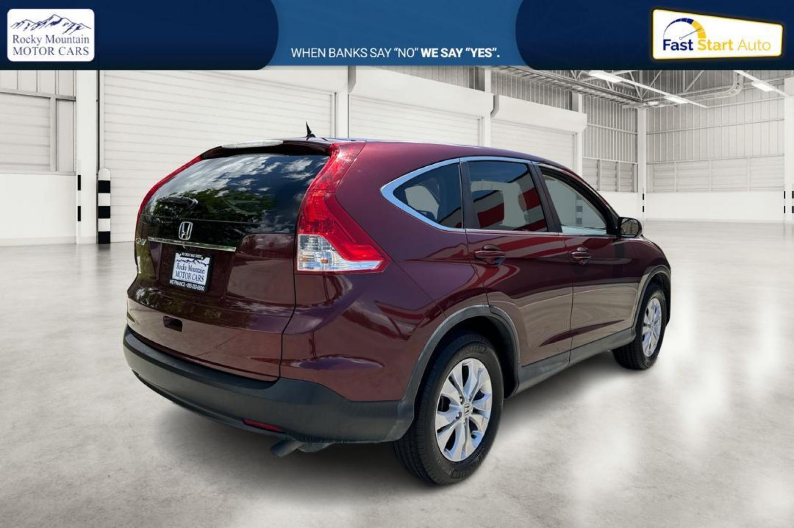 2014 Red Honda CR-V EX 2WD 5-Speed AT (5J6RM3H50EL) with an 2.4L L4 DOHC 16V engine, 5-Speed Automatic transmission, located at 767 S State Road, Pleasant Grove, UT, 84062, (801) 785-1058, 40.354839, -111.736687 - Photo#2