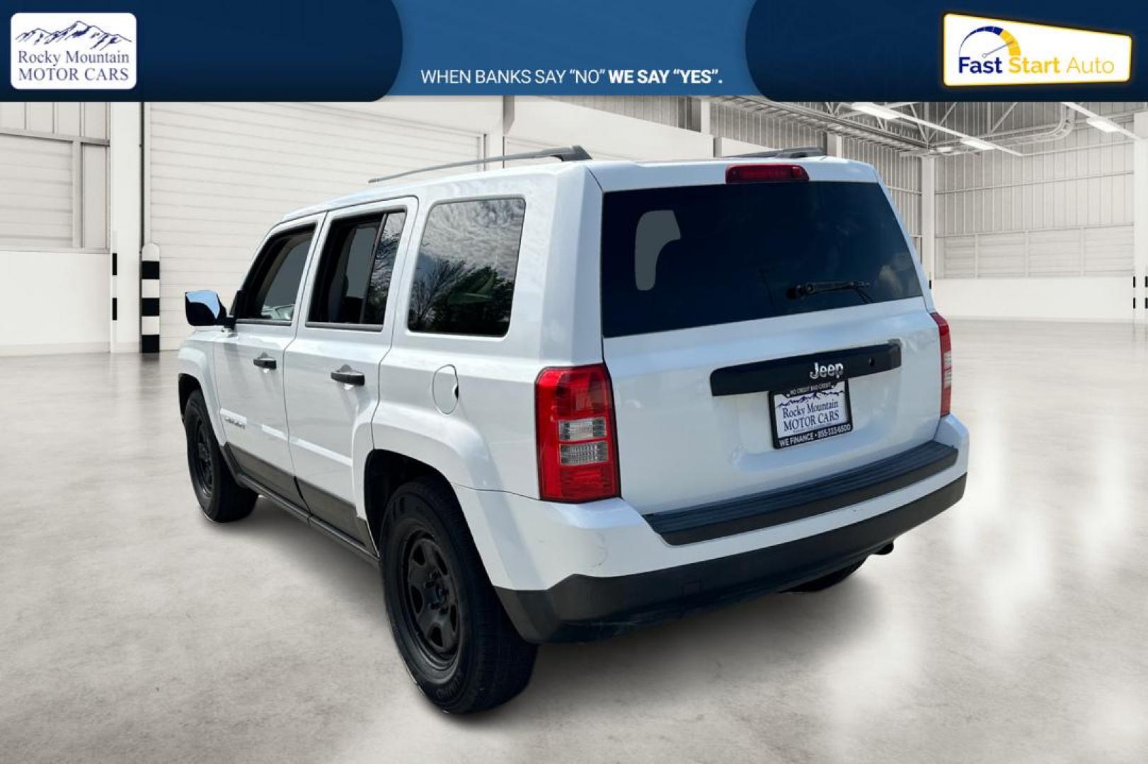 2014 White Jeep Patriot Sport 2WD (1C4NJPBA8ED) with an 2.0L L4 DOHC 16V engine, located at 767 S State Road, Pleasant Grove, UT, 84062, (801) 785-1058, 40.354839, -111.736687 - Photo#5