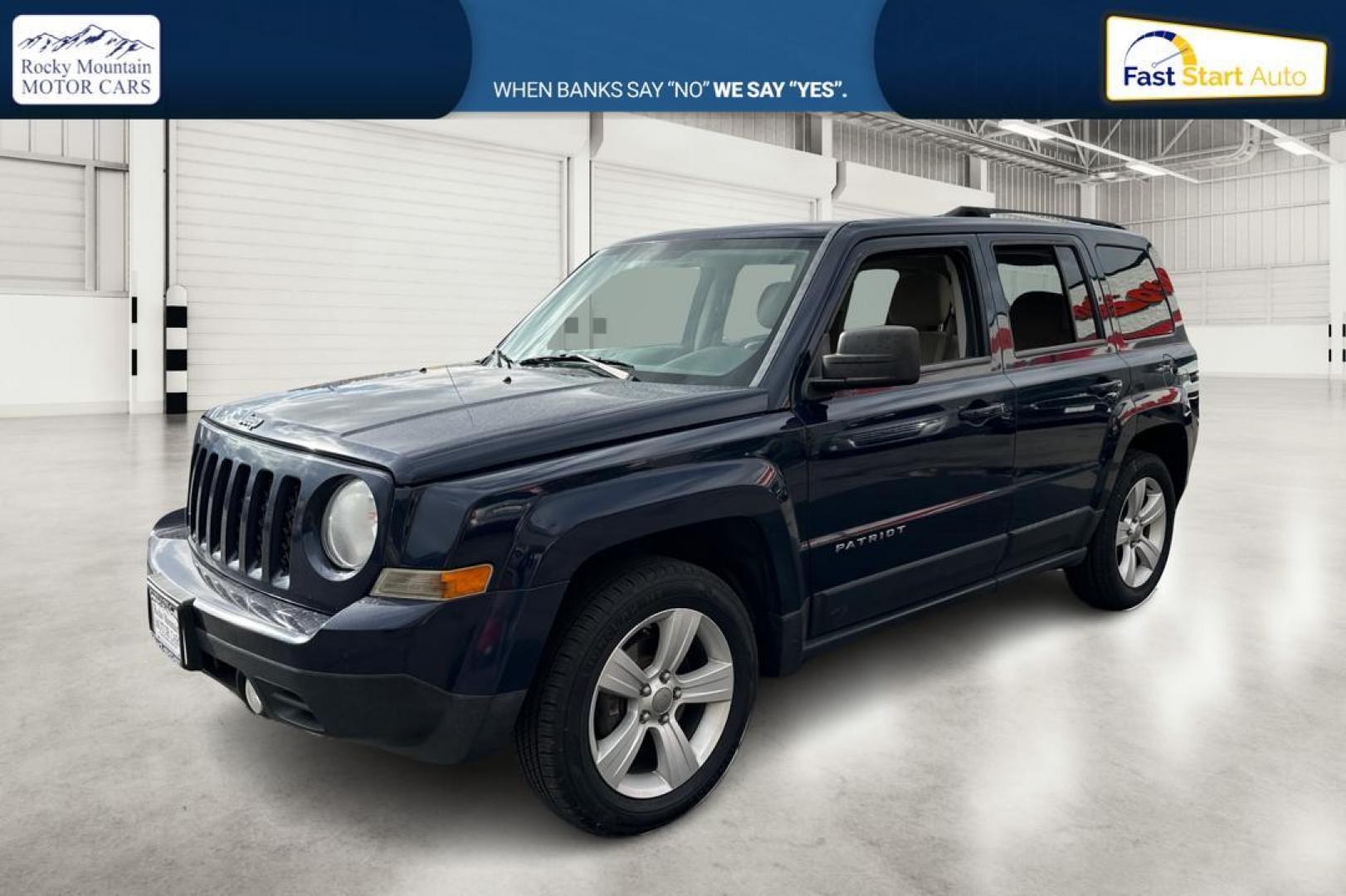 2014 Blue Jeep Patriot Latitude 2WD (1C4NJPFA5ED) with an 2.0L L4 DOHC 16V engine, Automatic, 6-Spd w/AutoStick transmission, located at 7755 State Street, Midvale, UT, 84047, (801) 753-9063, 40.610329, -111.890656 - Photo#8
