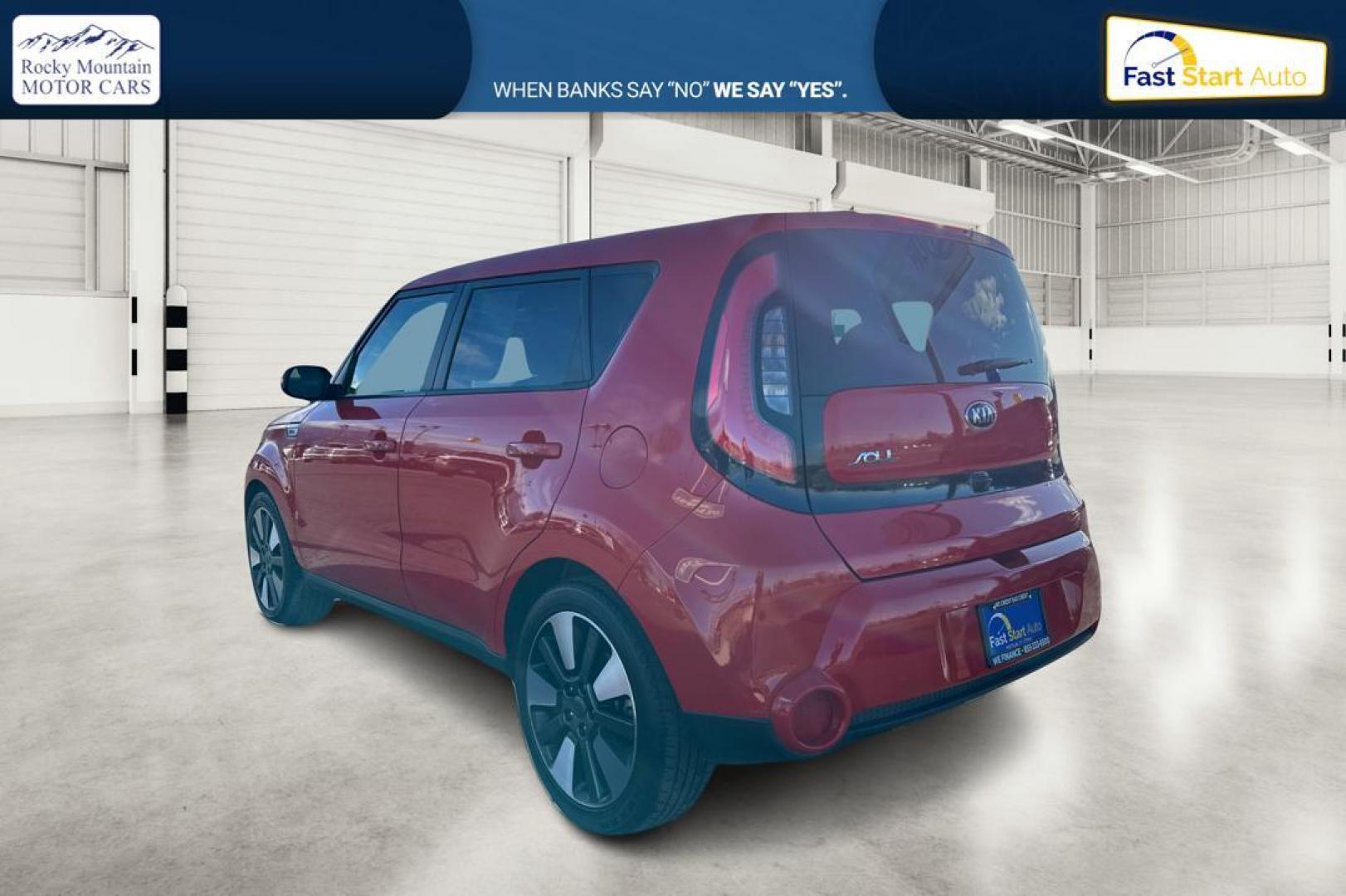 2014 Red Kia Soul ! (KNDJX3A58E7) with an 2.0L L4 DOHC 16V engine, 6-Speed Automatic transmission, located at 7755 State Street, Midvale, UT, 84047, (801) 753-9063, 40.610329, -111.890656 - Photo#5