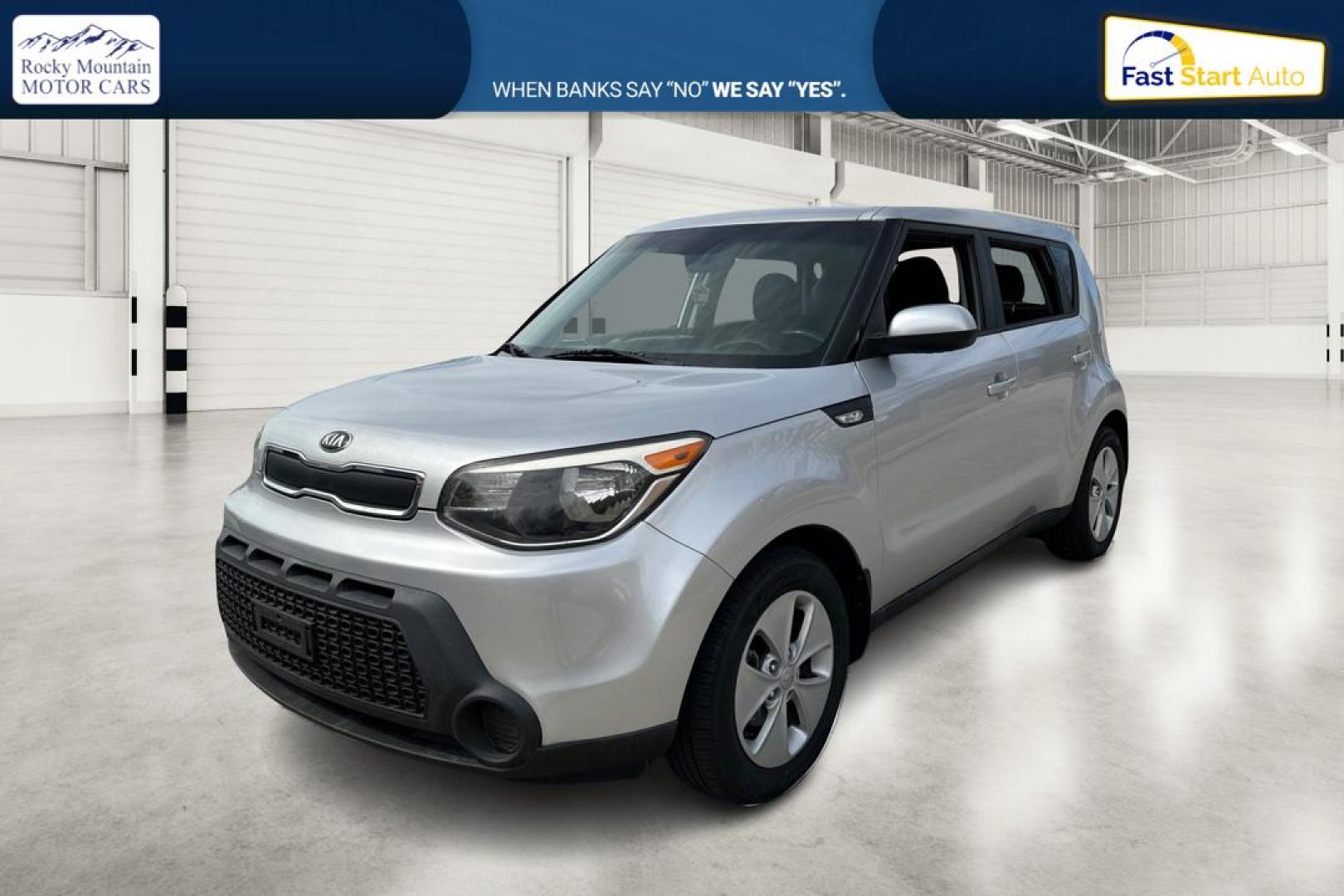 2014 Silver Kia Soul Base (KNDJN2A23E7) with an 1.6L L4 DOHC 16V engine, Automatic, 6-Spd transmission, located at 344 S Washington Blvd, Ogden, UT, 84404, (801) 399-1799, 41.255482, -111.970848 - Photo#8