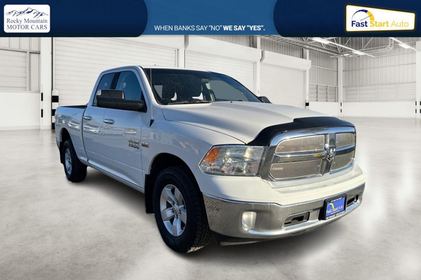 2014 Red RAM 1500 SLT Crew Cab LWB 4WD (1C6RR7TT3ES) with an 5.7L V8 OHV 16V engine, 6-Speed Automatic transmission, located at 7755 State Street, Midvale, UT, 84047, (801) 753-9063, 40.610329, -111.890656 - Photo#0