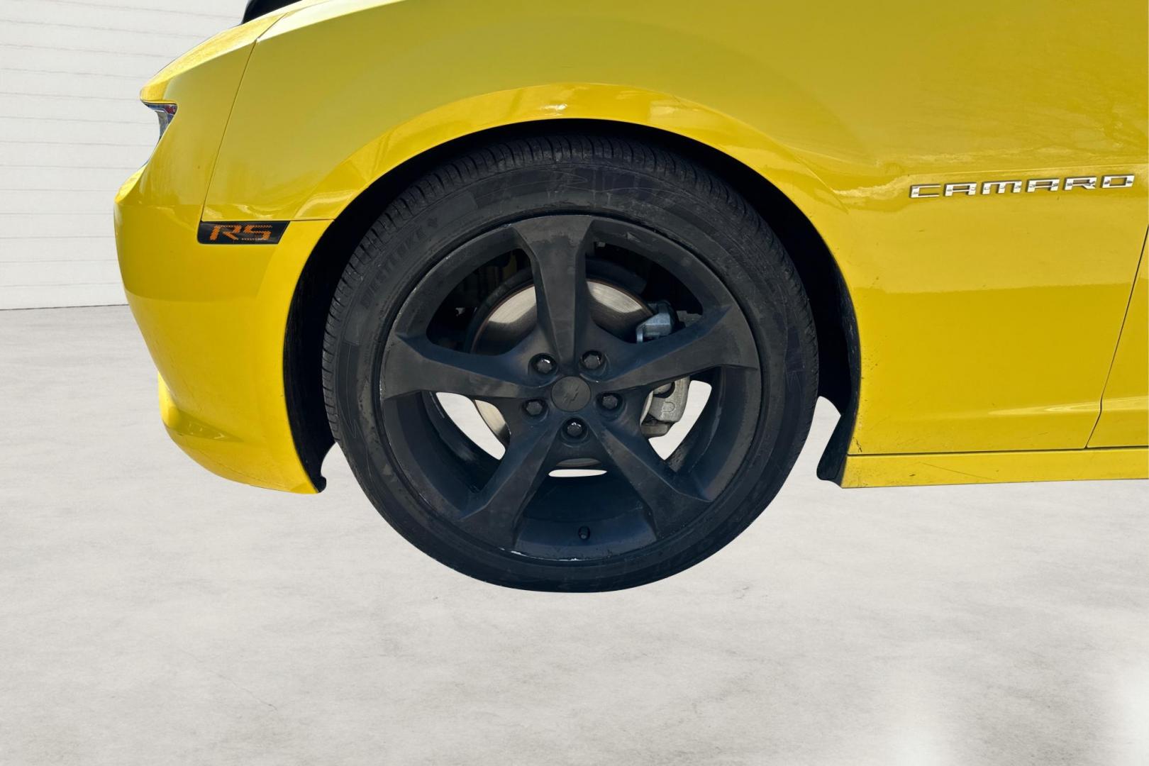 2015 Yellow Chevrolet Camaro 1LT Coupe (2G1FD1E37F9) with an 3.6L V6 DOHC 24V FFV engine, 6-Speed Automatic transmission, located at 7755 State Street, Midvale, UT, 84047, (801) 753-9063, 40.610329, -111.890656 - Photo#12