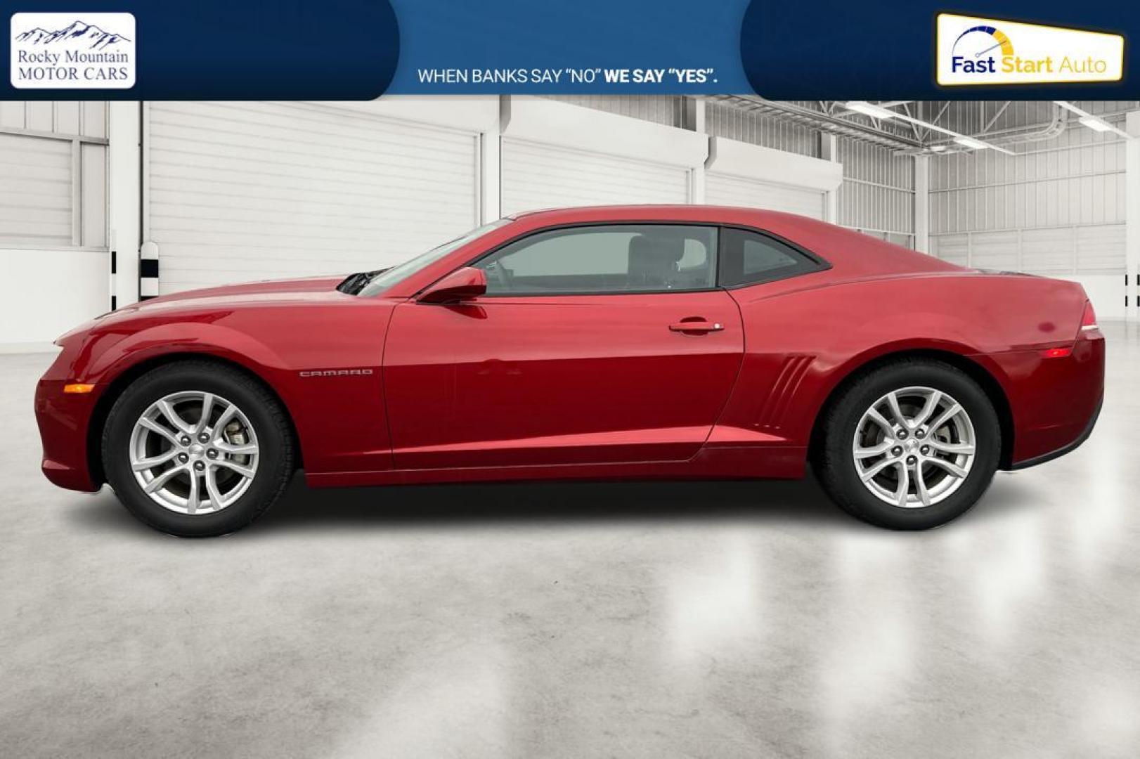 2015 Red Chevrolet Camaro 1LS Coupe (2G1FA1E33F9) with an 3.6L V6 DOHC 24V FFV engine, 6-Speed Manual transmission, located at 7755 State Street, Midvale, UT, 84047, (801) 753-9063, 40.610329, -111.890656 - Photo#6