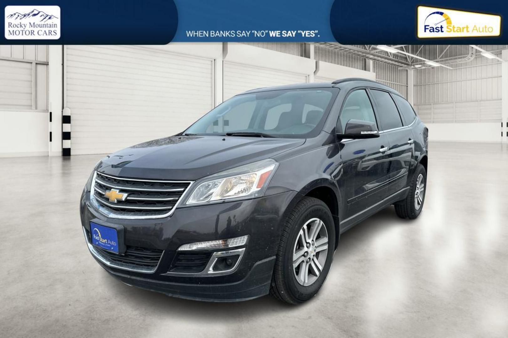 2015 Gray Chevrolet Traverse 2LT FWD (1GNKRHKD8FJ) with an 3.6L V6 DOHC 24V engine, 6-Speed Automatic transmission, located at 7755 State Street, Midvale, UT, 84047, (801) 753-9063, 40.610329, -111.890656 - Photo#8