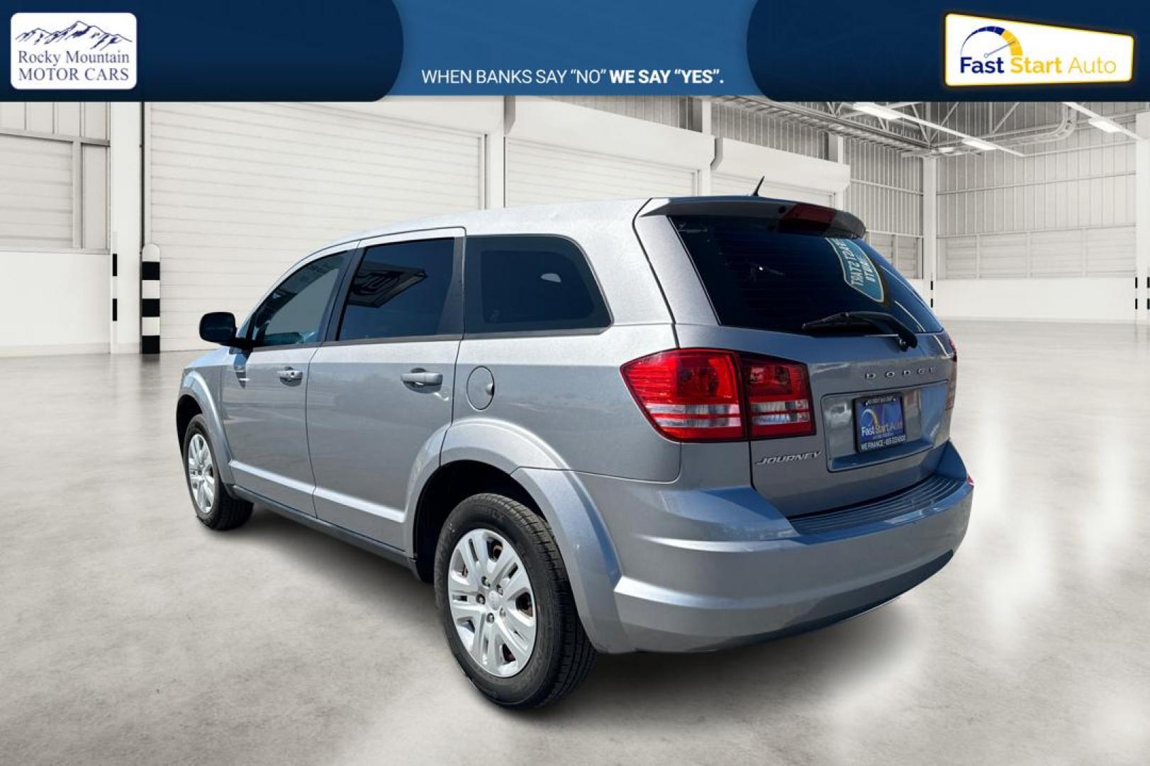 2015 Silver Dodge Journey SE (3C4PDCAB4FT) with an 2.4L L4 DOHC 16V engine, 4-Speed Automatic transmission, located at 7755 State Street, Midvale, UT, 84047, (801) 753-9063, 40.610329, -111.890656 - Photo#5