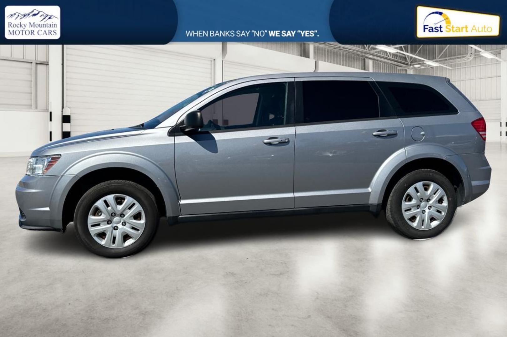 2015 Silver Dodge Journey SE (3C4PDCAB4FT) with an 2.4L L4 DOHC 16V engine, 4-Speed Automatic transmission, located at 7755 State Street, Midvale, UT, 84047, (801) 753-9063, 40.610329, -111.890656 - Photo#6