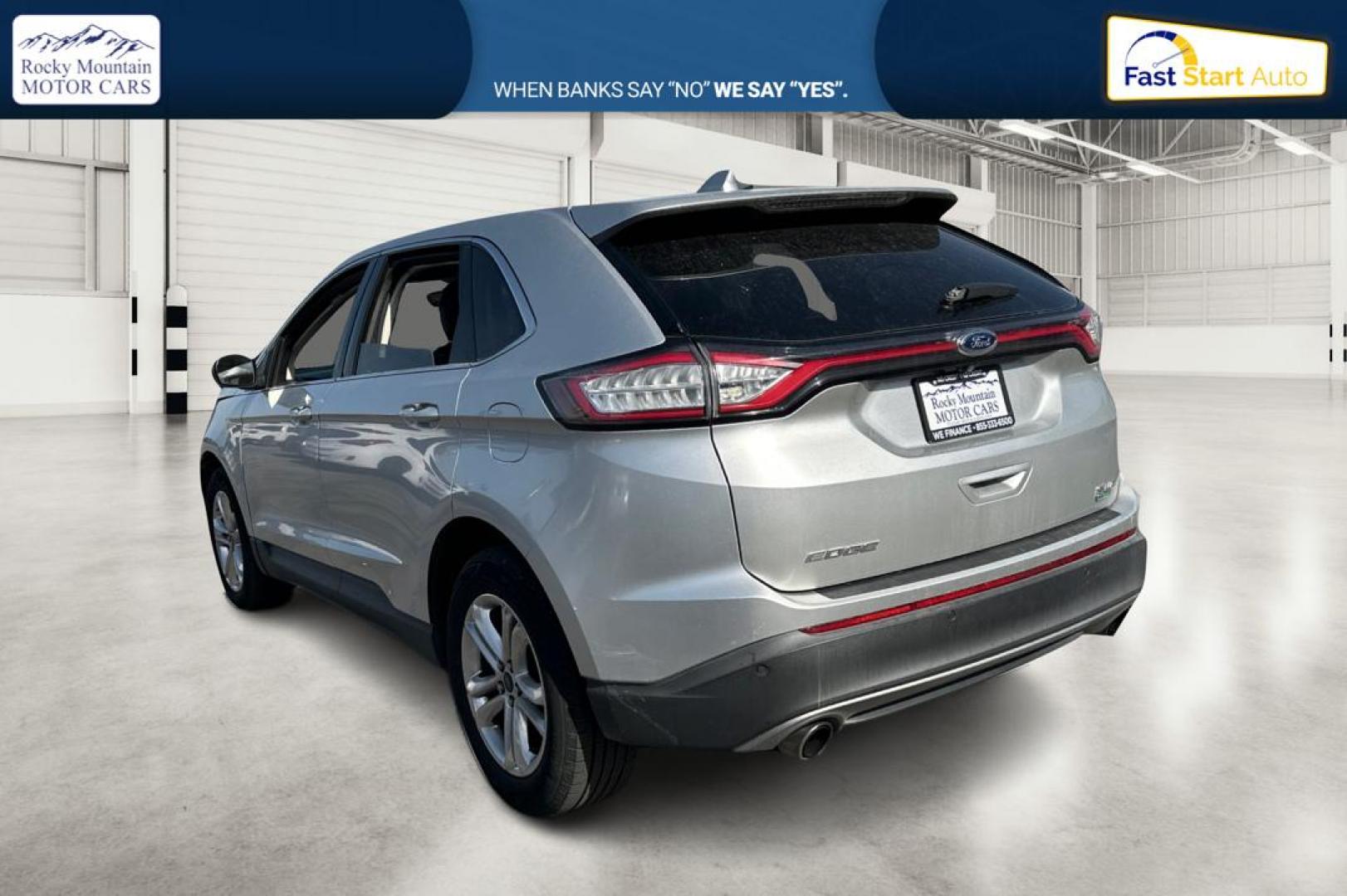 2015 Silver Ford Edge SEL FWD (2FMTK3J96FB) with an 2.0L L4 DOHC 16V engine, 6-Speed Automatic transmission, located at 767 S State Road, Pleasant Grove, UT, 84062, (801) 785-1058, 40.354839, -111.736687 - Photo#5
