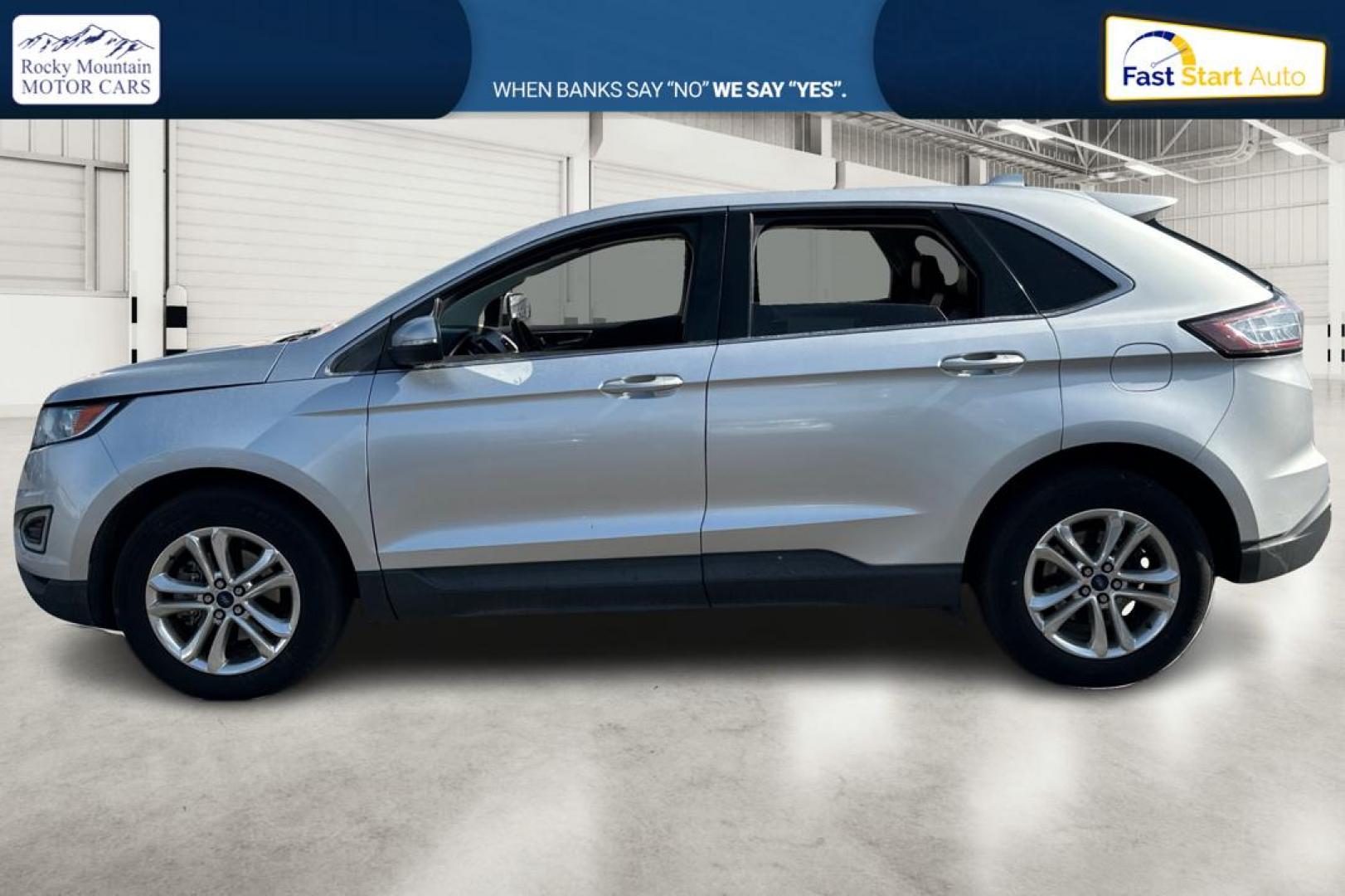 2015 Silver Ford Edge SEL FWD (2FMTK3J96FB) with an 2.0L L4 DOHC 16V engine, 6-Speed Automatic transmission, located at 767 S State Road, Pleasant Grove, UT, 84062, (801) 785-1058, 40.354839, -111.736687 - Photo#6