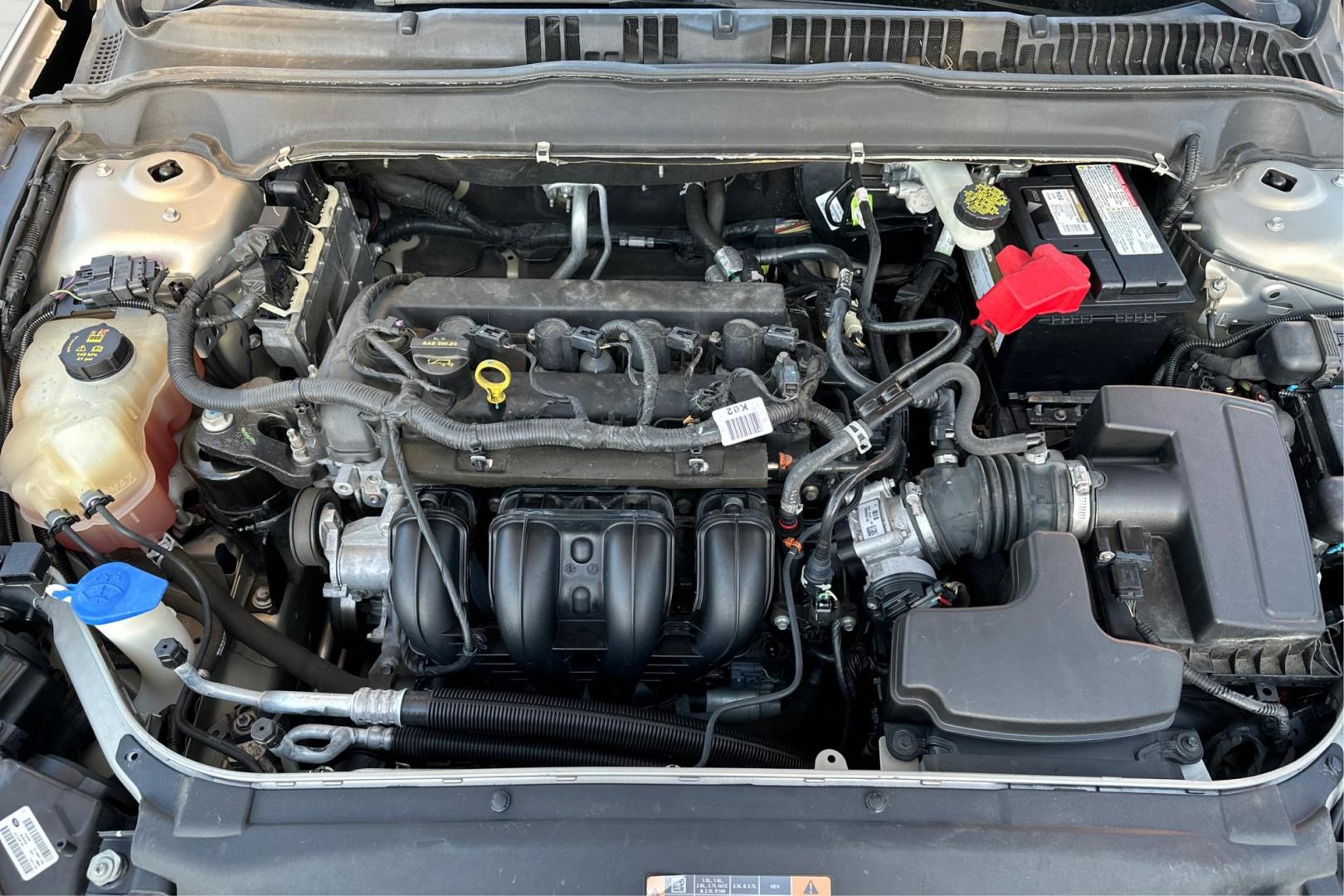 2015 Gray Ford Fusion S (3FA6P0G77FR) with an 2.5L L4 DOHC 16V engine, Auto, 6-Spd w/SelShft transmission, located at 7755 State Street, Midvale, UT, 84047, (801) 753-9063, 40.610329, -111.890656 - Photo#10