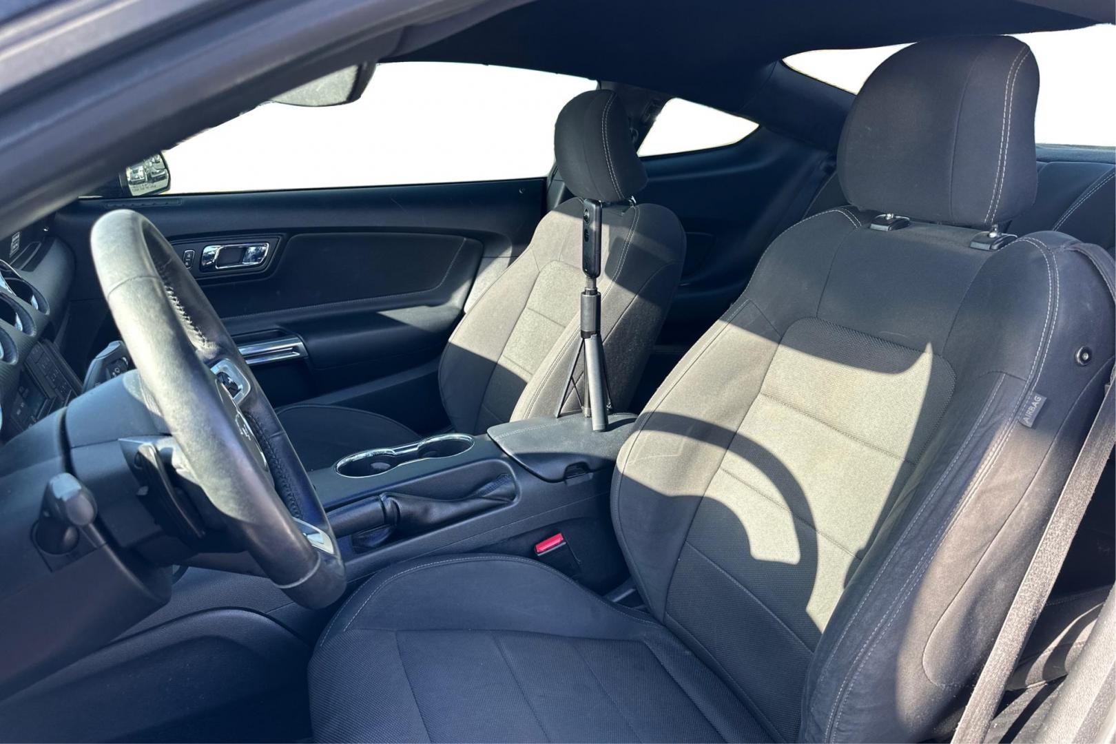 2015 Black Ford Mustang V6 Coupe (1FA6P8AM7F5) with an 3.7L V6 DOHC 24V engine, Auto, 6-Spd SelectShift transmission, located at 767 S State Road, Pleasant Grove, UT, 84062, (801) 785-1058, 40.354839, -111.736687 - Photo#11