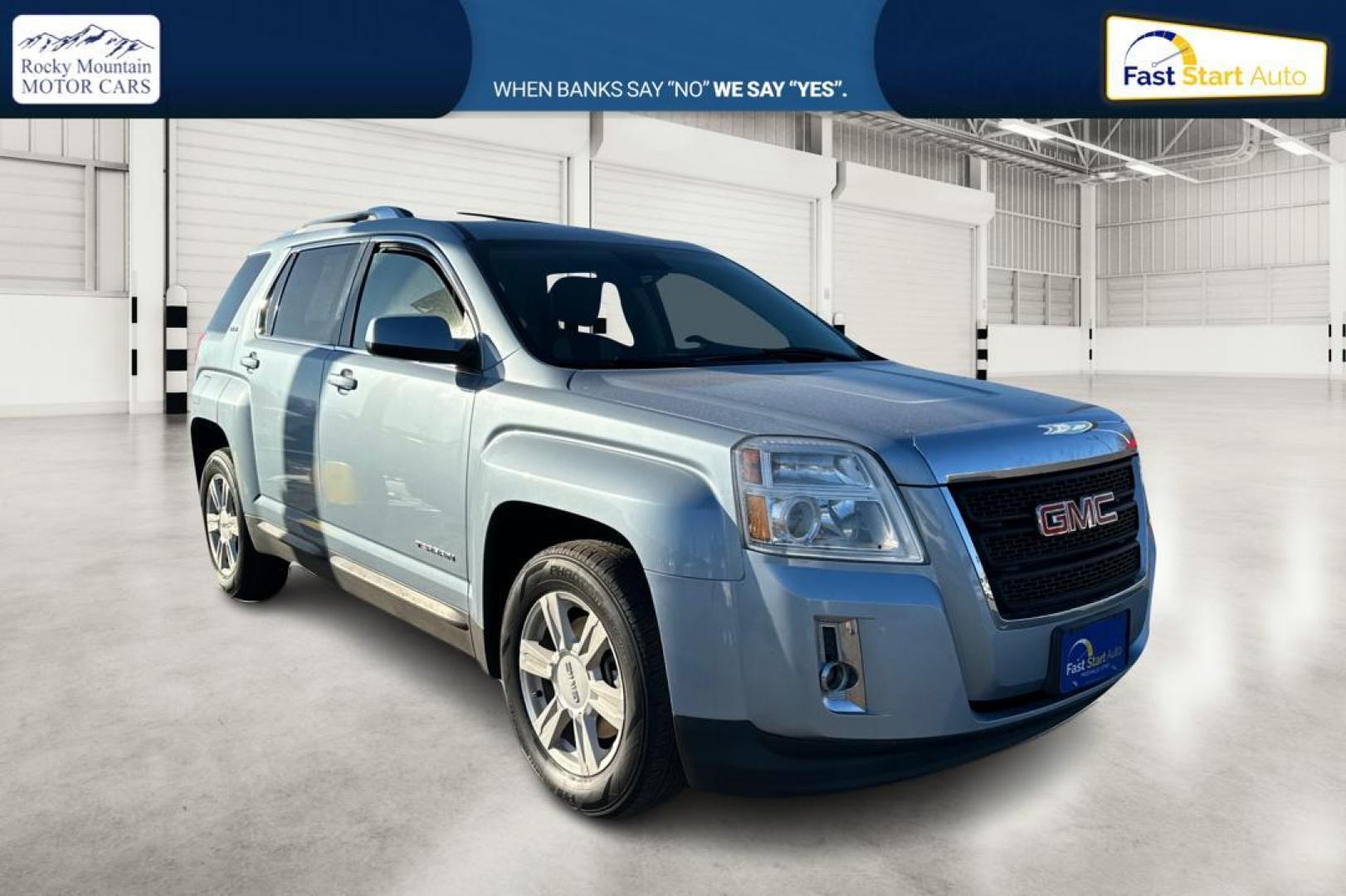 2015 Silver GMC Terrain SLE1 FWD (2GKALMEKXF6) with an 2.4L L4 DOHC 16V FFV engine, 6-Speed Automatic transmission, located at 7755 State Street, Midvale, UT, 84047, (801) 753-9063, 40.610329, -111.890656 - Photo#0