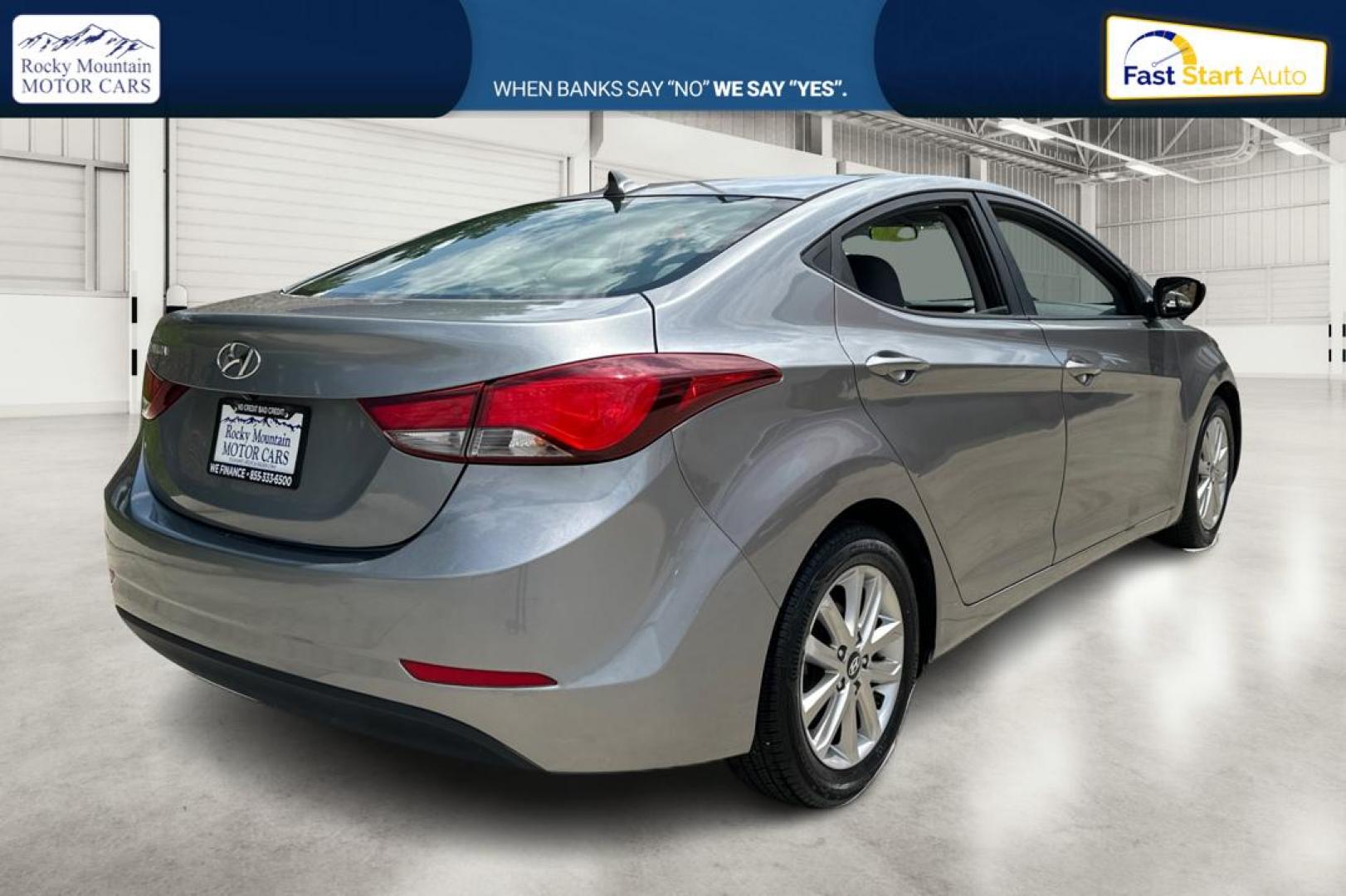 2015 Gray Hyundai Elantra Limited (KMHDH4AE1FU) with an 1.8L L4 DOHC 16V engine, 6-Speed Automatic transmission, located at 767 S State Road, Pleasant Grove, UT, 84062, (801) 785-1058, 40.354839, -111.736687 - Photo#2