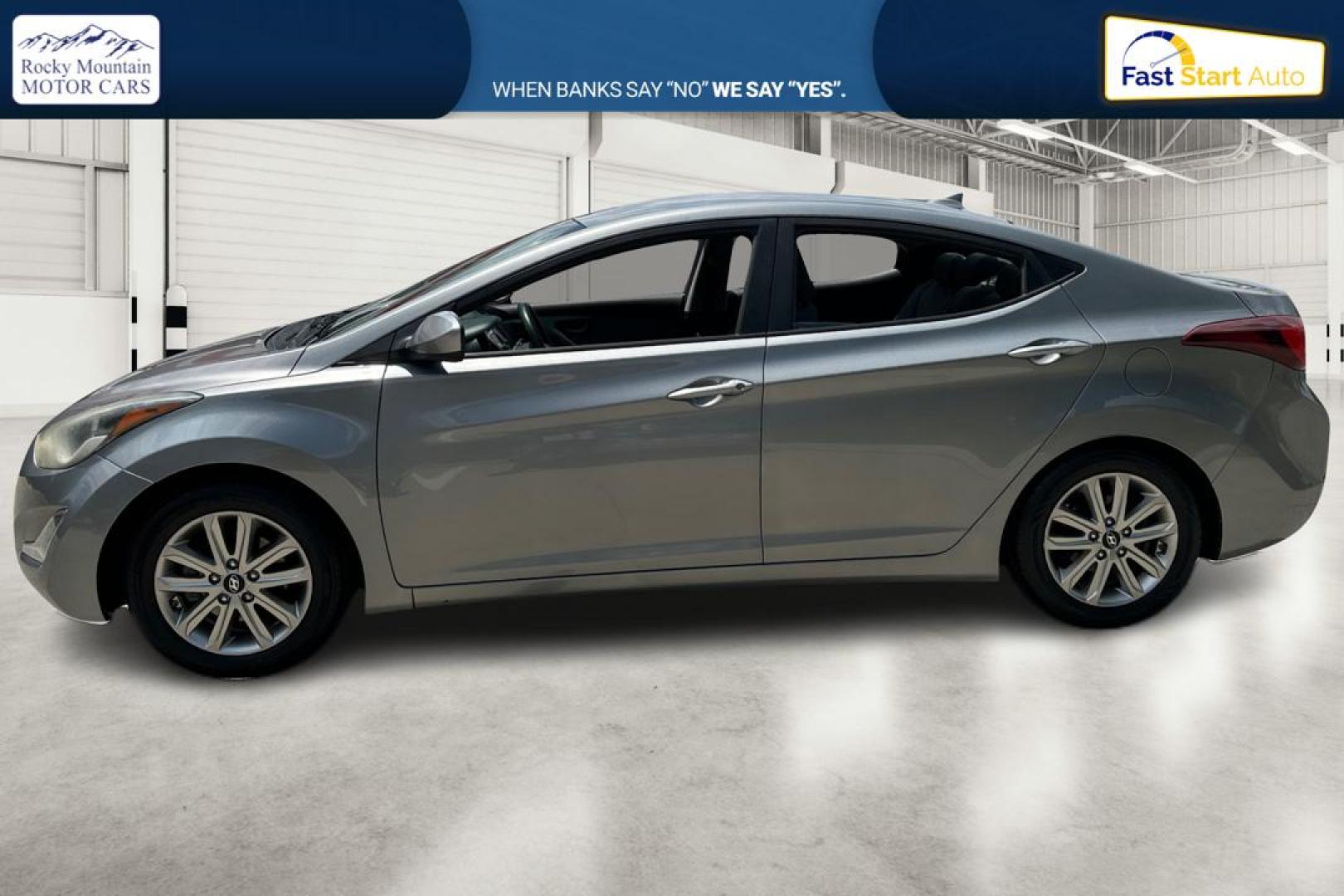2015 Gray Hyundai Elantra Limited (KMHDH4AE1FU) with an 1.8L L4 DOHC 16V engine, 6-Speed Automatic transmission, located at 767 S State Road, Pleasant Grove, UT, 84062, (801) 785-1058, 40.354839, -111.736687 - Photo#6
