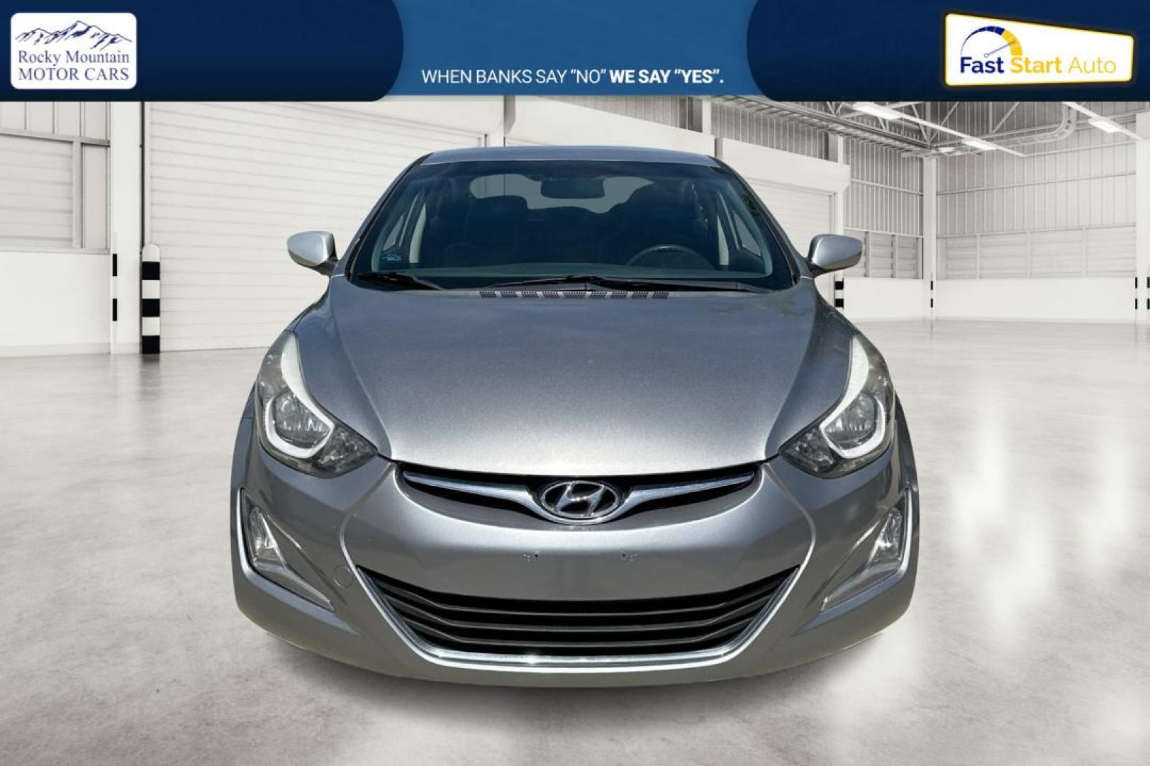 2015 Gray Hyundai Elantra Limited (KMHDH4AE7FU) with an 1.8L L4 DOHC 16V engine, 6-Speed Automatic transmission, located at 767 S State Road, Pleasant Grove, UT, 84062, (801) 785-1058, 40.354839, -111.736687 - Photo#9