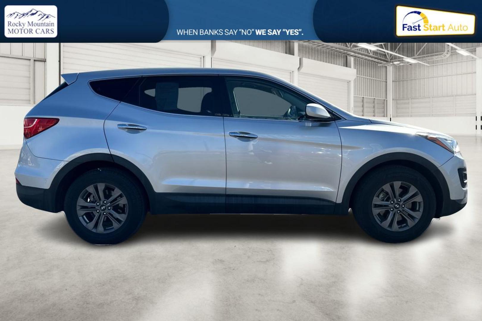 2015 Silver Hyundai Santa Fe Sport 2.4 FWD (5XYZT3LB1FG) with an 2.4L L4 DOHC 16V engine, 6-Speed Automatic transmission, located at 7755 State Street, Midvale, UT, 84047, (801) 753-9063, 40.610329, -111.890656 - Photo#1