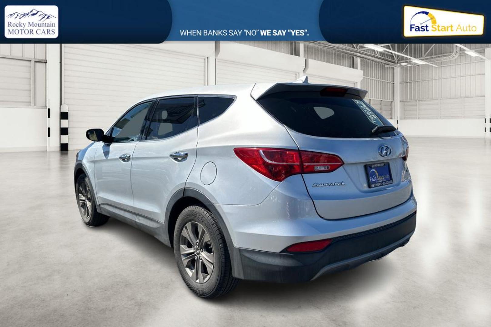 2015 Silver Hyundai Santa Fe Sport 2.4 FWD (5XYZT3LB1FG) with an 2.4L L4 DOHC 16V engine, 6-Speed Automatic transmission, located at 7755 State Street, Midvale, UT, 84047, (801) 753-9063, 40.610329, -111.890656 - Photo#5