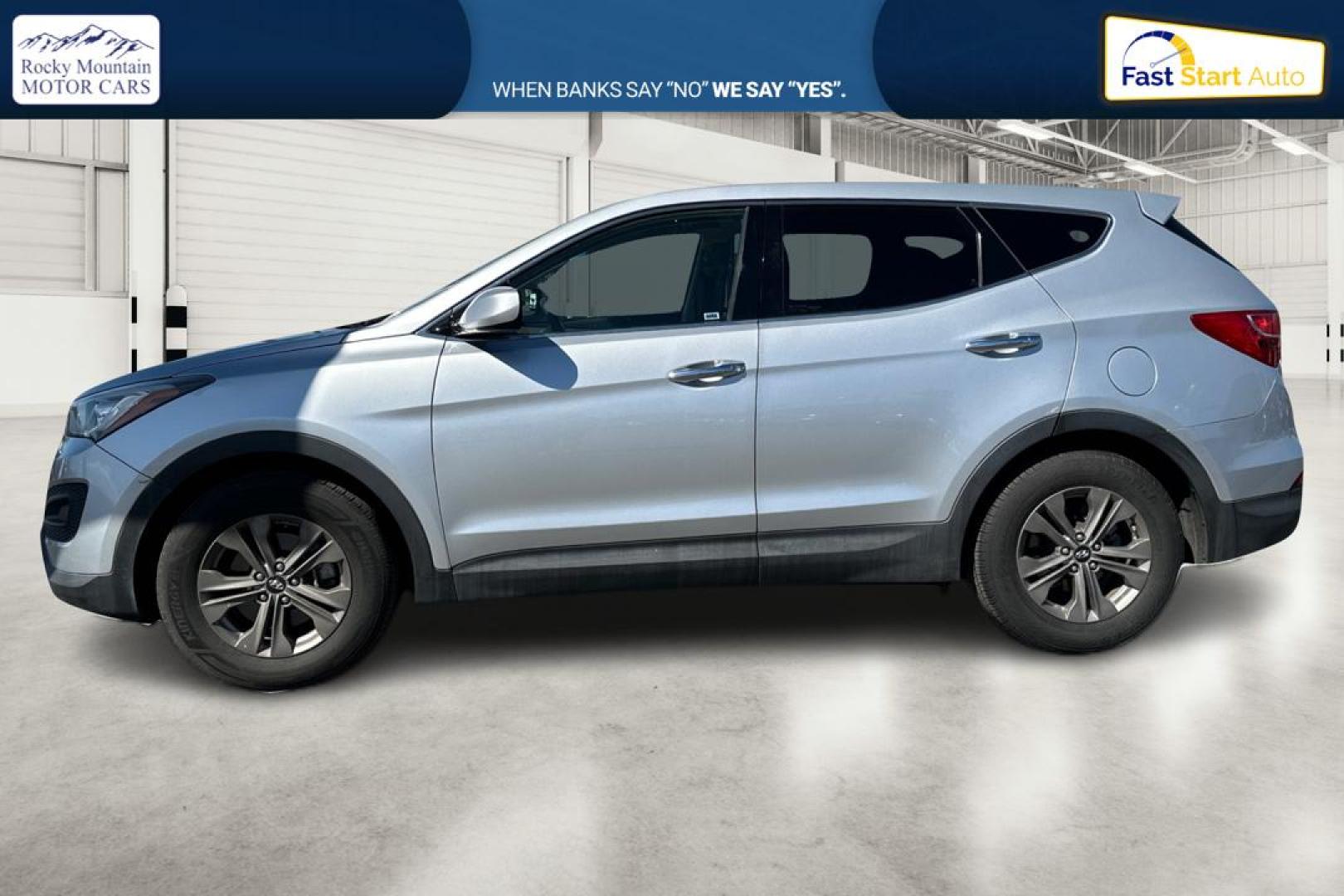 2015 Silver Hyundai Santa Fe Sport 2.4 FWD (5XYZT3LB1FG) with an 2.4L L4 DOHC 16V engine, 6-Speed Automatic transmission, located at 7755 State Street, Midvale, UT, 84047, (801) 753-9063, 40.610329, -111.890656 - Photo#6