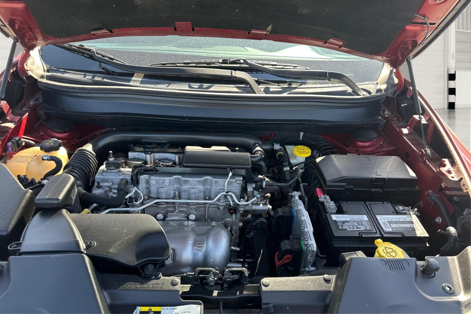 2015 Red Jeep Cherokee Sport FWD (1C4PJLAB8FW) with an 2.4L L4 DOHC 16V engine, 9-Speed Automatic transmission, located at 7755 State Street, Midvale, UT, 84047, (801) 753-9063, 40.610329, -111.890656 - Photo#10