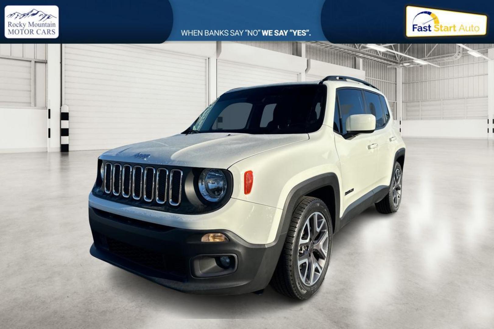 2015 White Jeep Renegade Latitude FWD (ZACCJABTXFP) with an 2.4L L4 engine, 6-Speed Manual transmission, located at 7755 State Street, Midvale, UT, 84047, (801) 753-9063, 40.610329, -111.890656 - Photo#8