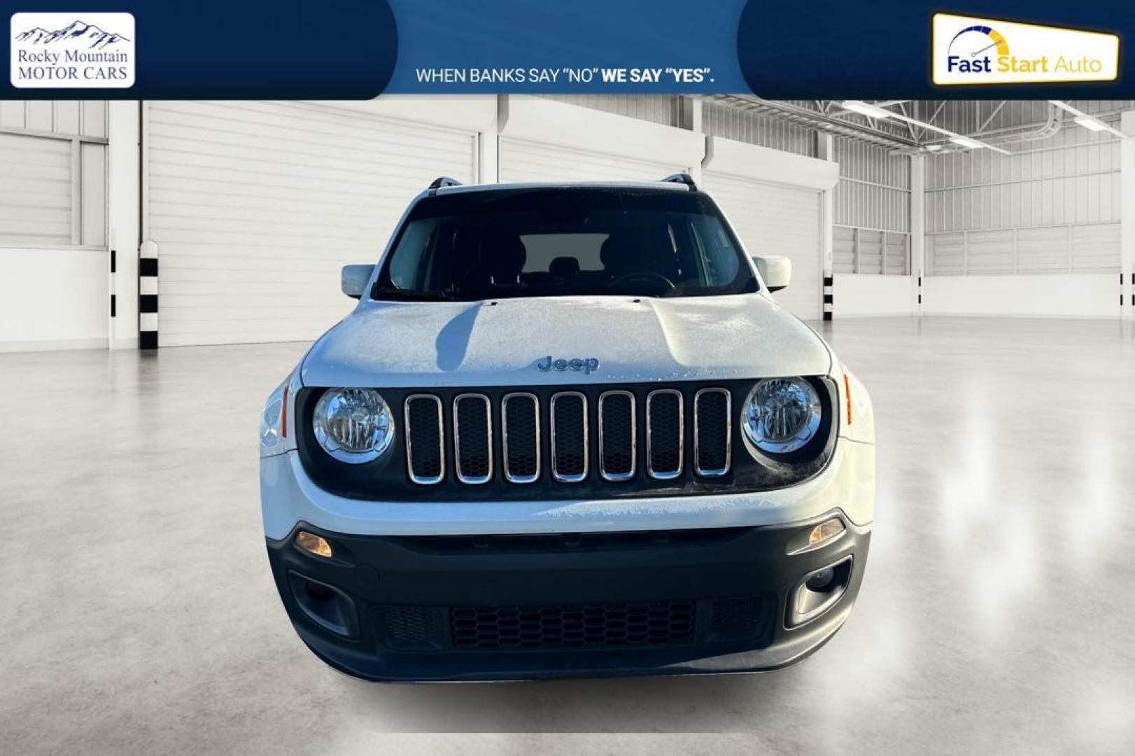 2015 White Jeep Renegade Latitude FWD (ZACCJABTXFP) with an 2.4L L4 engine, 6-Speed Manual transmission, located at 7755 State Street, Midvale, UT, 84047, (801) 753-9063, 40.610329, -111.890656 - Photo#9