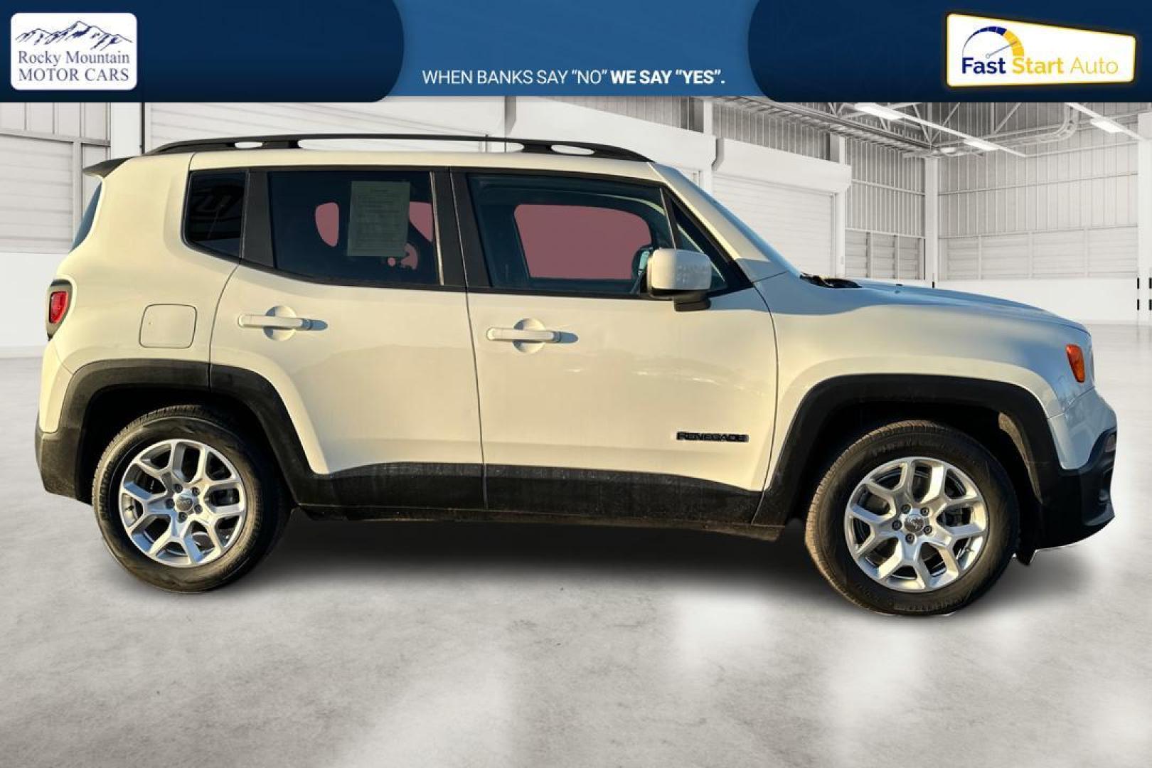2015 White Jeep Renegade Latitude FWD (ZACCJABT0FP) with an 2.4L L4 engine, 6-Speed Manual transmission, located at 7755 State Street, Midvale, UT, 84047, (801) 753-9063, 40.610329, -111.890656 - Photo#1