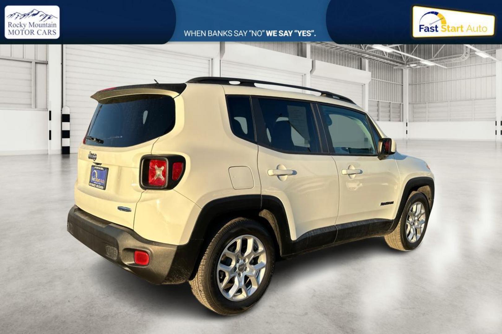 2015 White Jeep Renegade Latitude FWD (ZACCJABT0FP) with an 2.4L L4 engine, 6-Speed Manual transmission, located at 7755 State Street, Midvale, UT, 84047, (801) 753-9063, 40.610329, -111.890656 - Photo#2