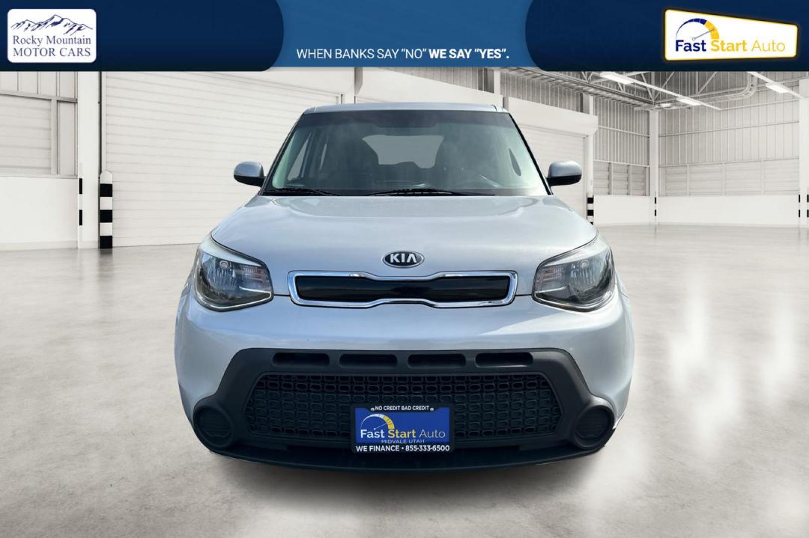 2015 Silver Kia Soul + (KNDJP3A58F7) with an 2.0L L4 DOHC 16V engine, 6-Speed Automatic transmission, located at 7755 State Street, Midvale, UT, 84047, (801) 753-9063, 40.610329, -111.890656 - Photo#9