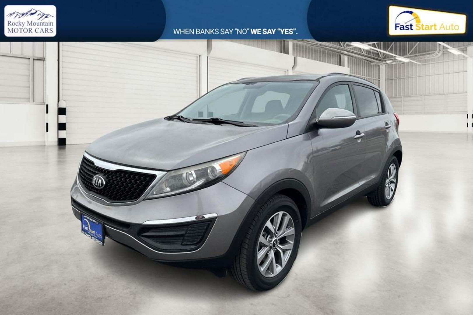 2015 Silver Kia Sportage LX FWD (KNDPB3AC7F7) with an 2.4L V6 DOHC 24V engine, 6-Speed Automatic transmission, located at 7755 State Street, Midvale, UT, 84047, (801) 753-9063, 40.610329, -111.890656 - Photo#8