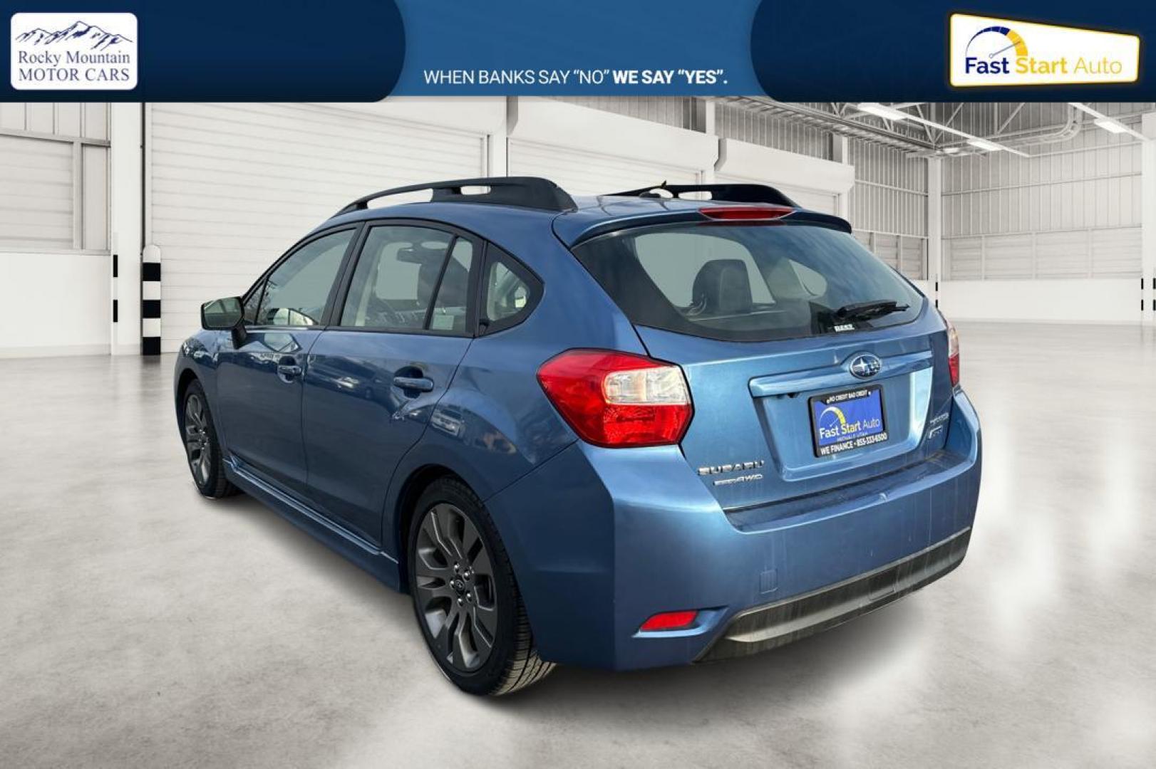 2015 Blue Subaru Impreza 2.0i Sport Limited PZEV 5-Door (JF1GPAW69F8) with an 2.0L H4 DOHC 16V engine, Continuously Variable Transmission transmission, located at 7755 State Street, Midvale, UT, 84047, (801) 753-9063, 40.610329, -111.890656 - Photo#5
