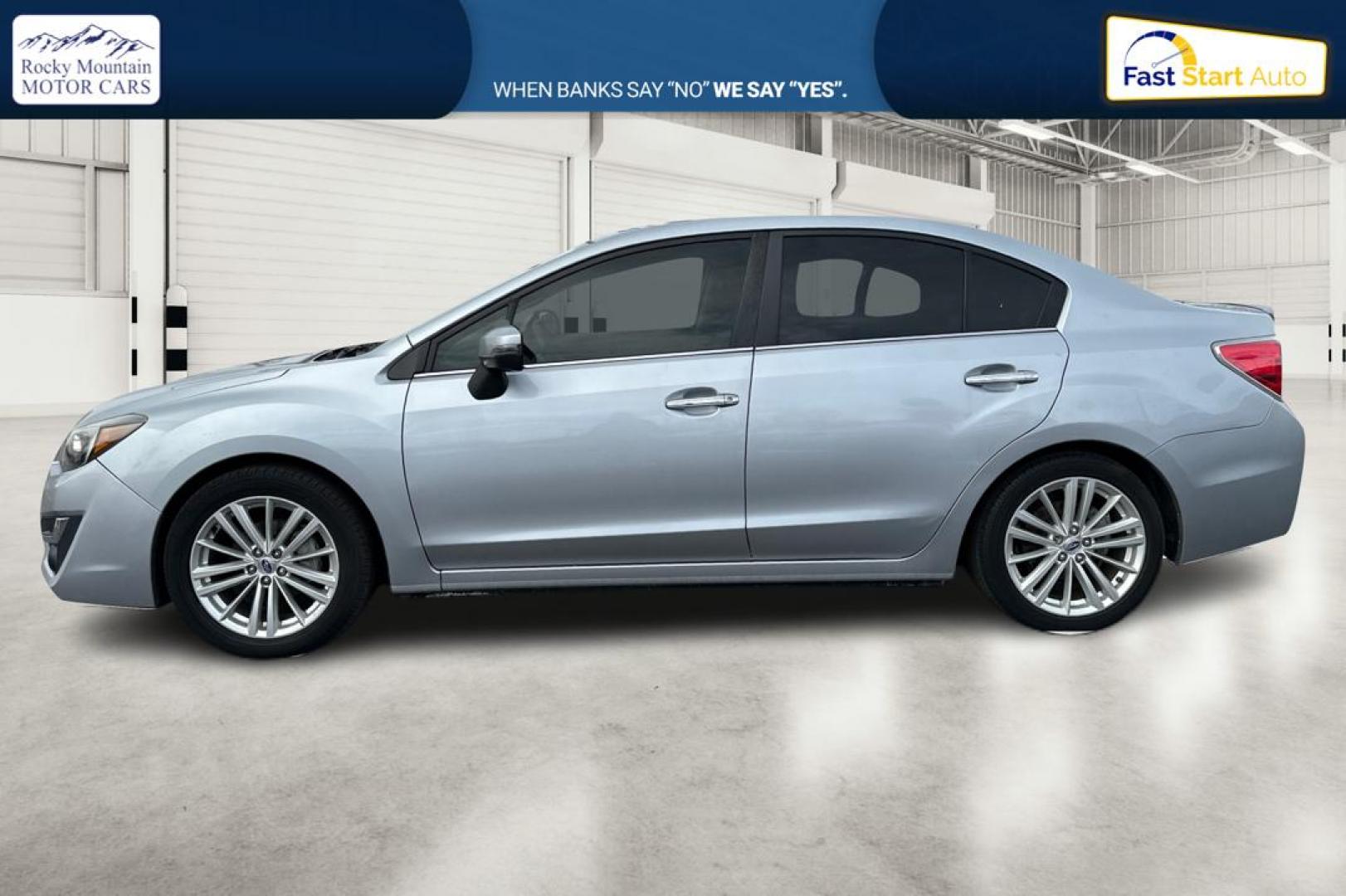 2015 Silver Subaru Impreza 2.0i Limited PZEV 4-Door (JF1GJAM63FH) with an 2.0L H4 DOHC 16V engine, Continuously Variable Transmission transmission, located at 344 S Washington Blvd, Ogden, UT, 84404, (801) 399-1799, 41.255482, -111.970848 - Photo#6