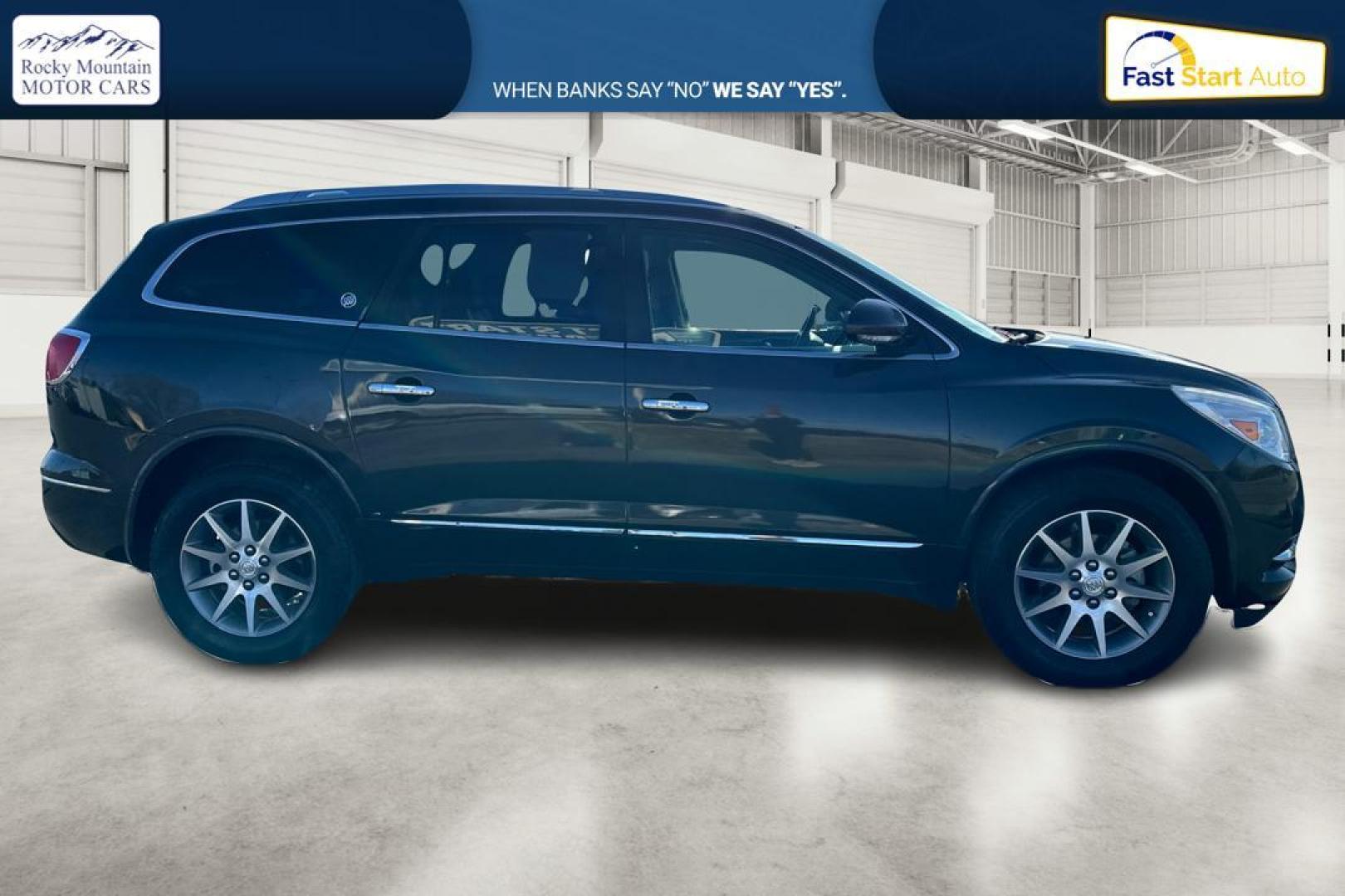 2016 Gray Buick Enclave Leather FWD (5GAKRBKD7GJ) with an 3.6L V6 DOHC 24V engine, 6-Speed Automatic Overdrive transmission, located at 7755 State Street, Midvale, UT, 84047, (801) 753-9063, 40.610329, -111.890656 - Photo#1