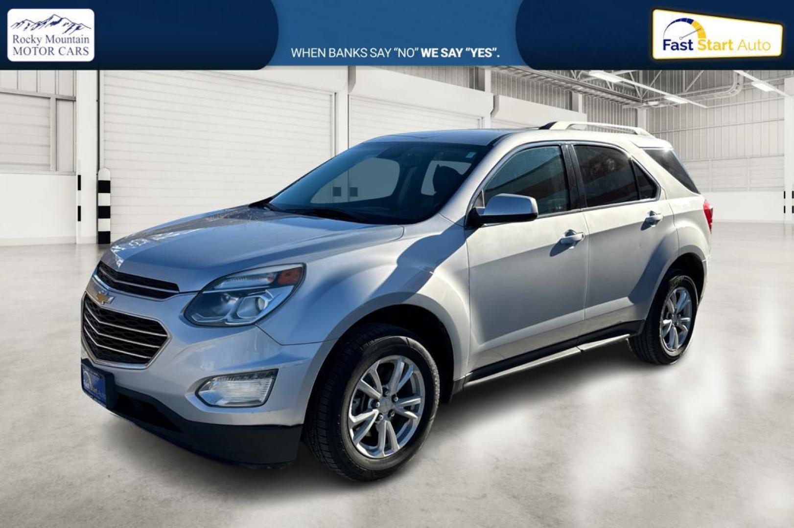2016 Silver Chevrolet Equinox LT 2WD (2GNALCEKXG1) with an 2.4L L4 DOHC 16V FFV engine, 6A transmission, located at 7755 State Street, Midvale, UT, 84047, (801) 753-9063, 40.610329, -111.890656 - Photo#8